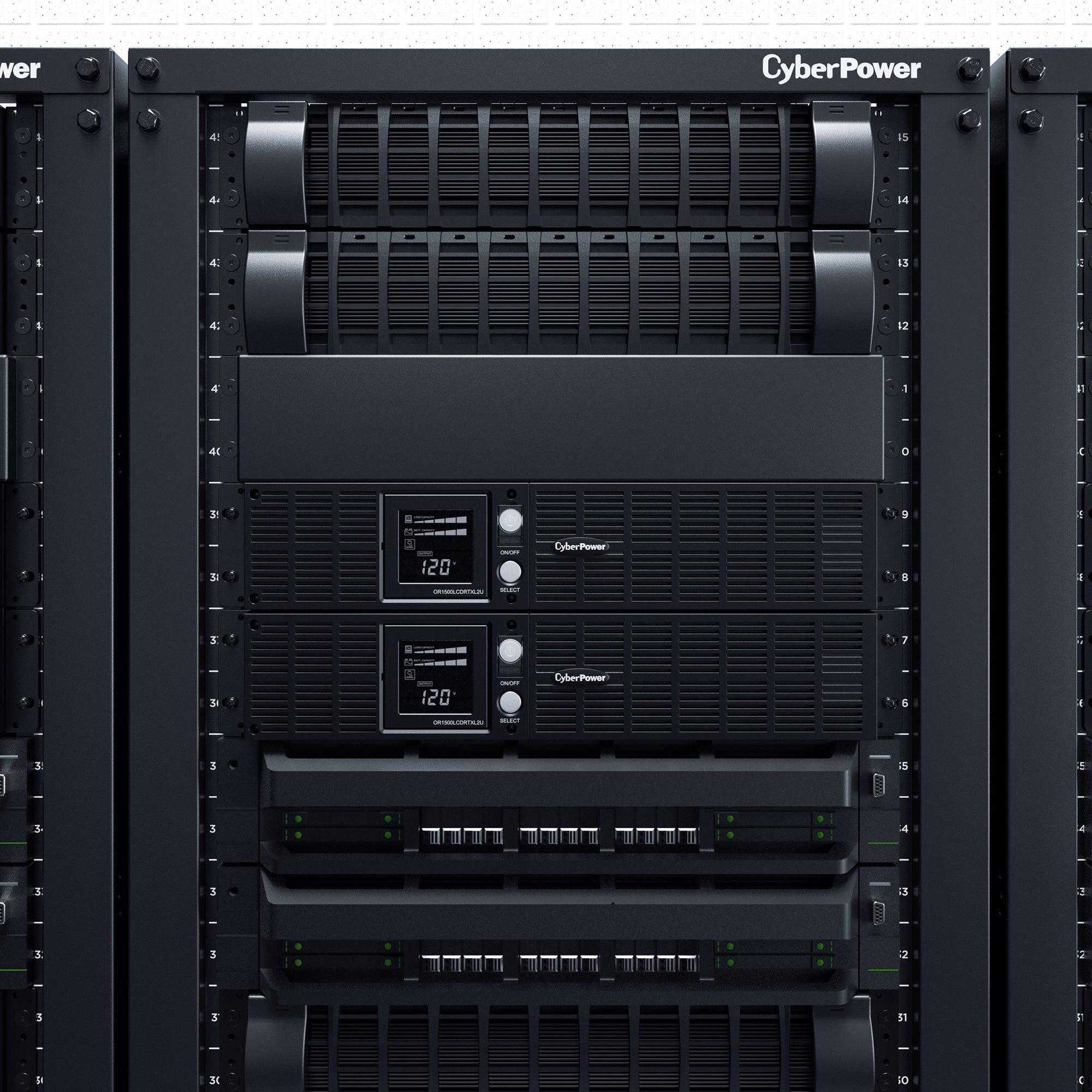 CyberPower Smart App LCD UPS Series 2U Rack/Tower Line Interactive Sine Wave UPS (1,500 VA / 1,125 W) — Being Shipped