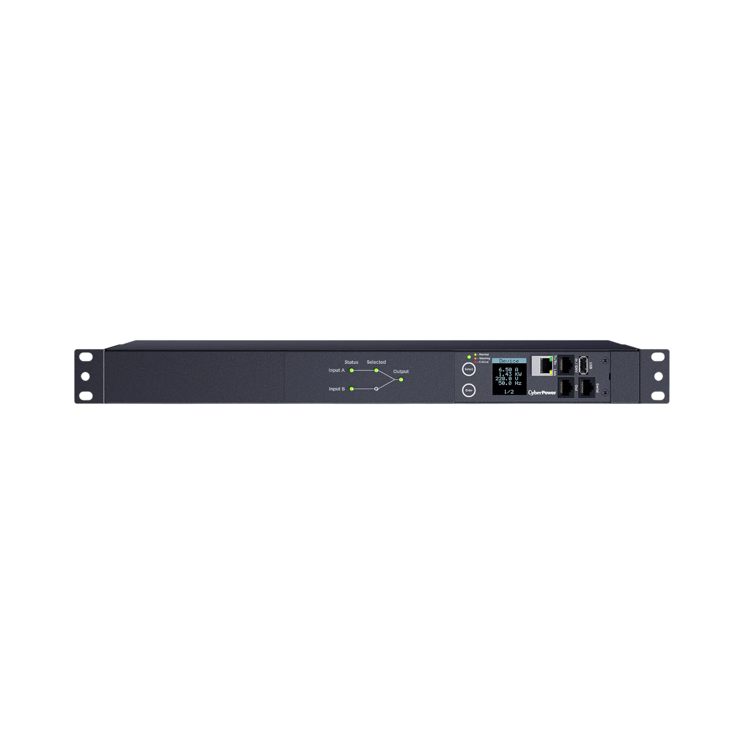 CyberPower PDU44001 Switched ATS PDU (15A, 200 to 240 VAC) — Being Shipped