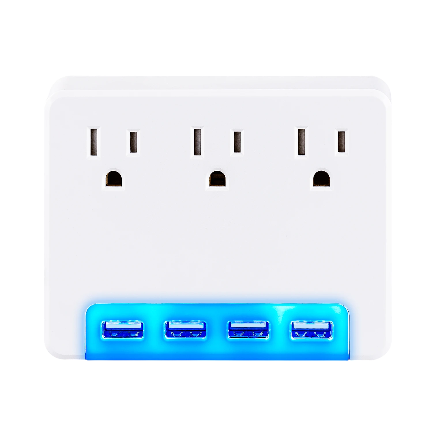 CyberPower P3WUH 3-Outlet Adapter with Backlit USB (Tamper-Resistant) — Being Shipped