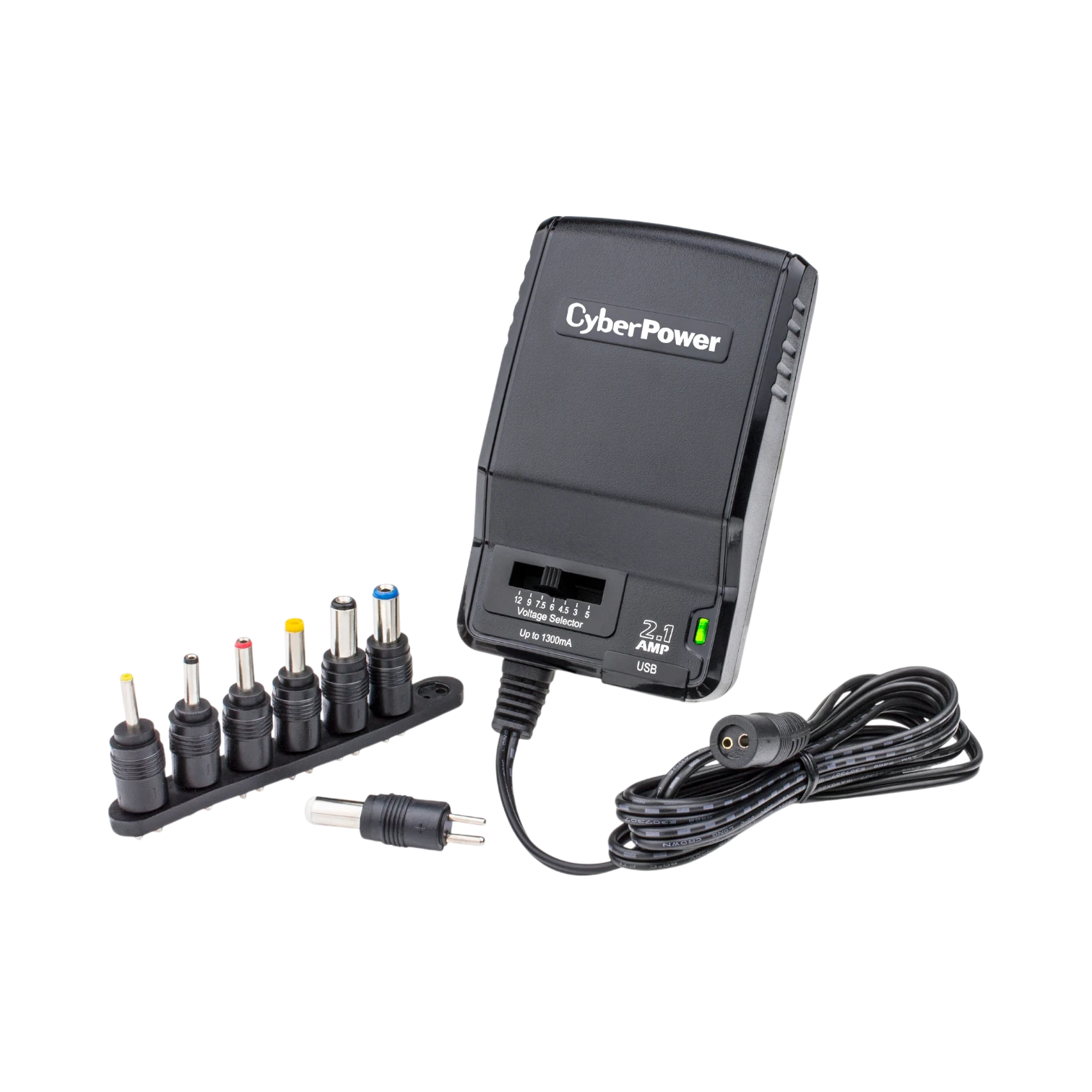 CyberPower 1300 mAh Universal Power Adapter and 2.1A USB Charger — Being Shipped