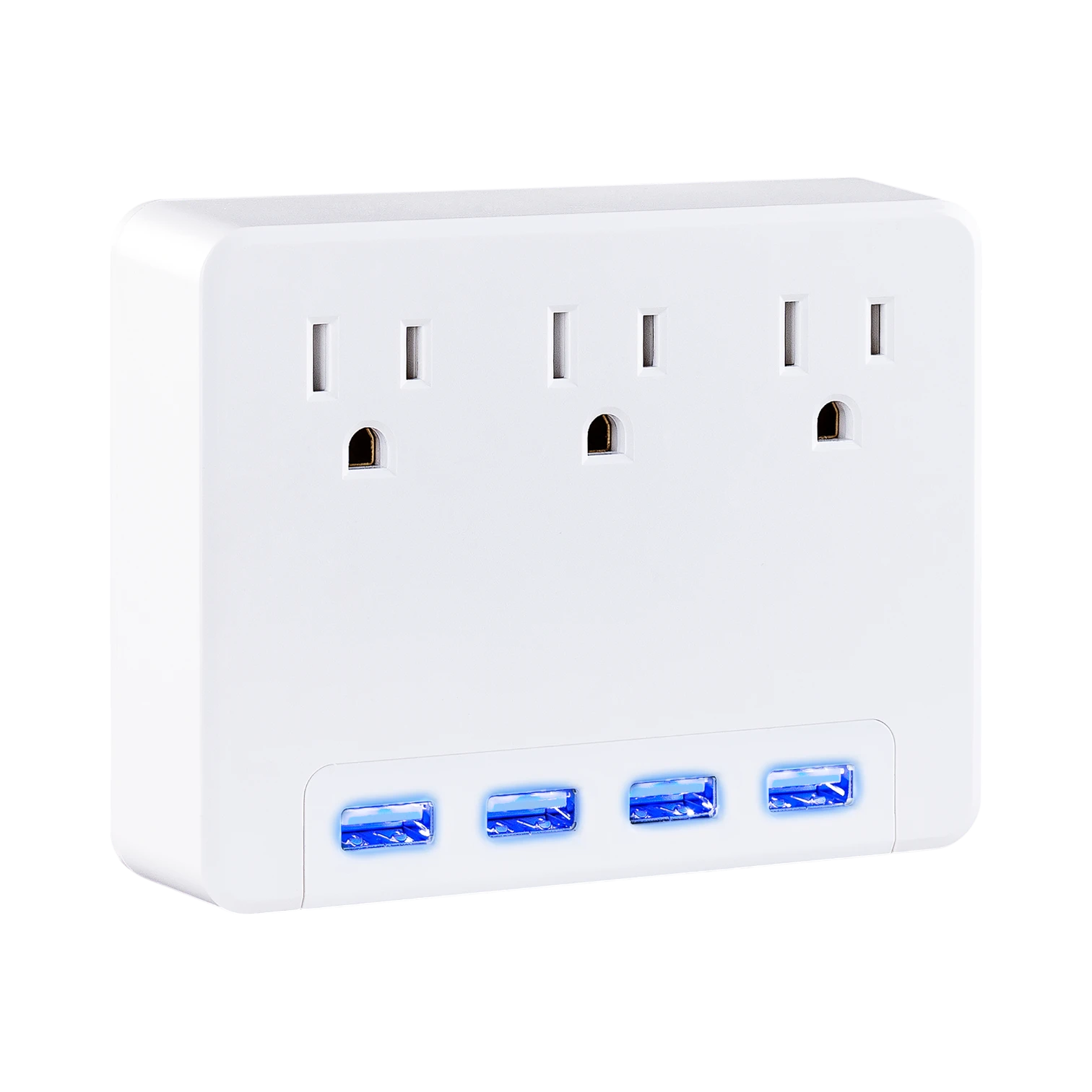 CyberPower P3WU 3-Outlet Adapter with Backlit USB — Being Shipped