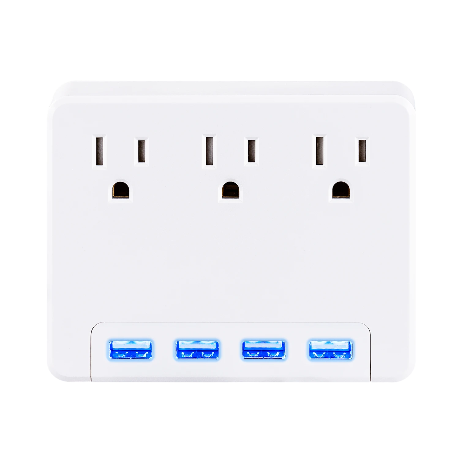 CyberPower P3WU 3-Outlet Adapter with Backlit USB — Being Shipped