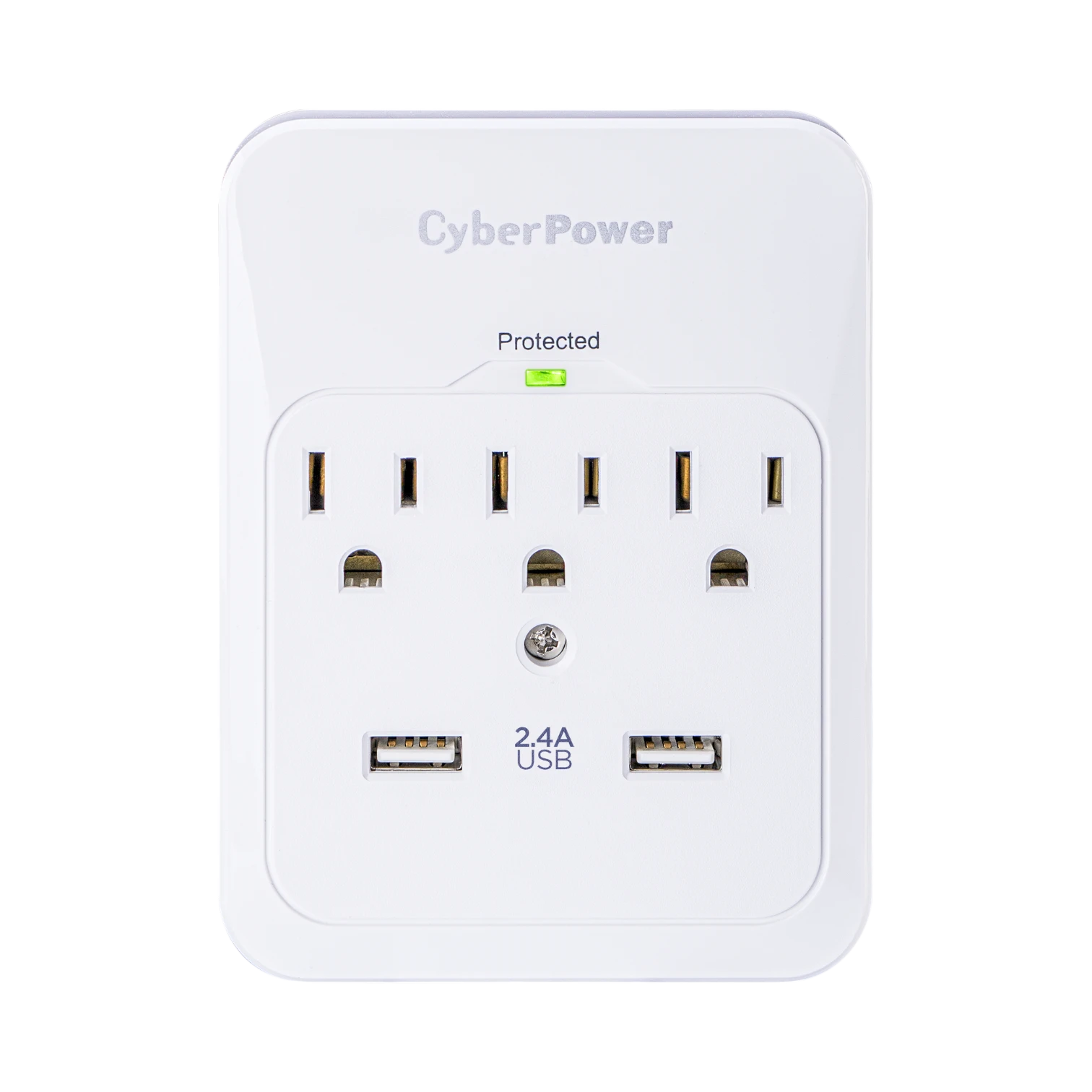 CyberPower Pro 3-Outlet/Dual USB Surge Protector — Being Shipped