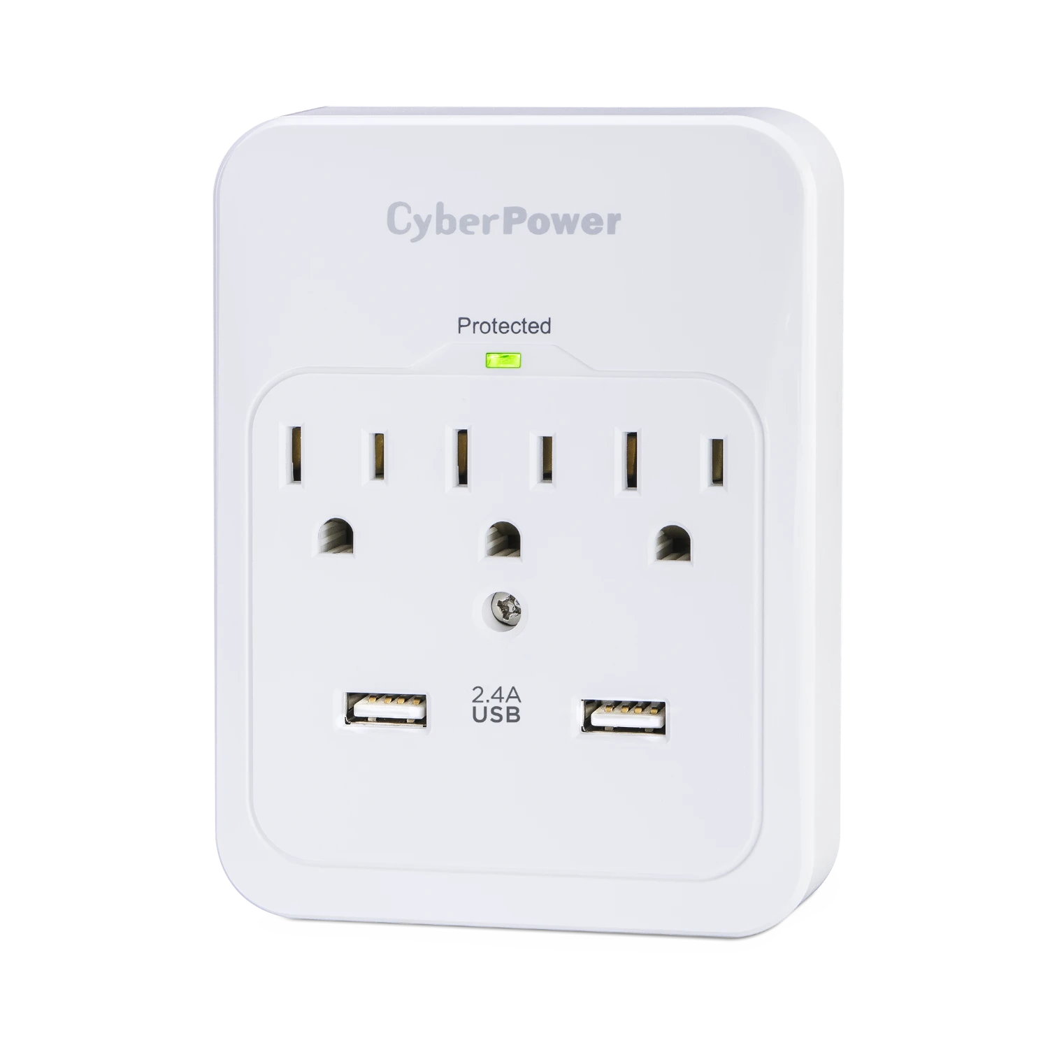 CyberPower Pro 3-Outlet/Dual USB Surge Protector — Being Shipped