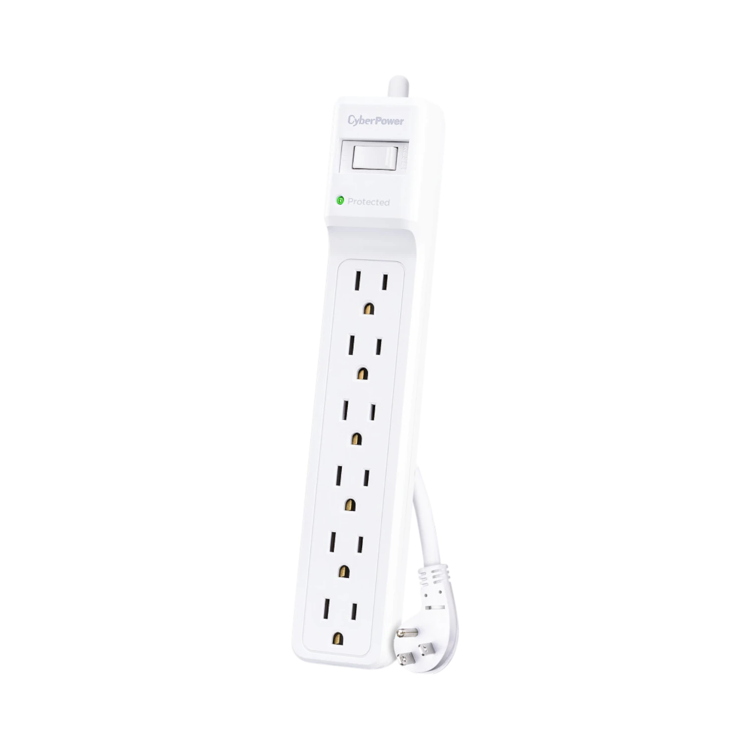 CyberPower B615 6-Outlet Essential Surge Protector (White) — Being Shipped