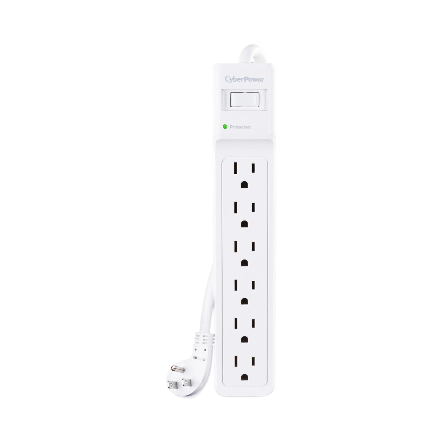 CyberPower B615 6-Outlet Essential Surge Protector (White) — Being Shipped