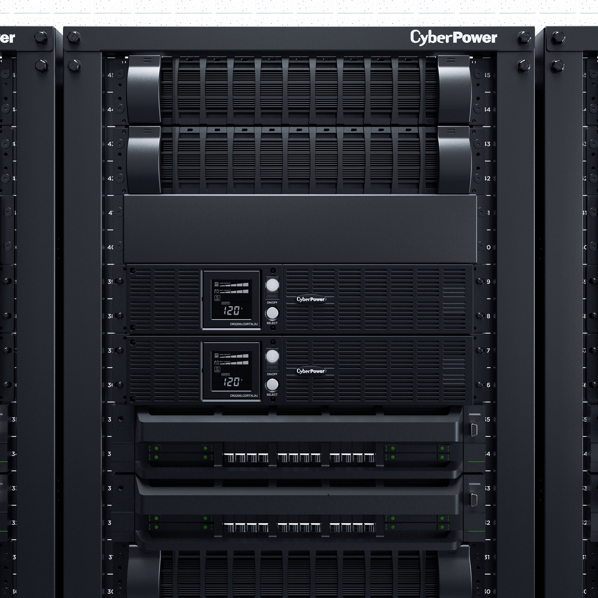 CyberPower Smart App LCD UPS Series 2U Rack/Tower Line Interactive Sine Wave UPS (2,190 VA / 1,650 W) — Being Shipped