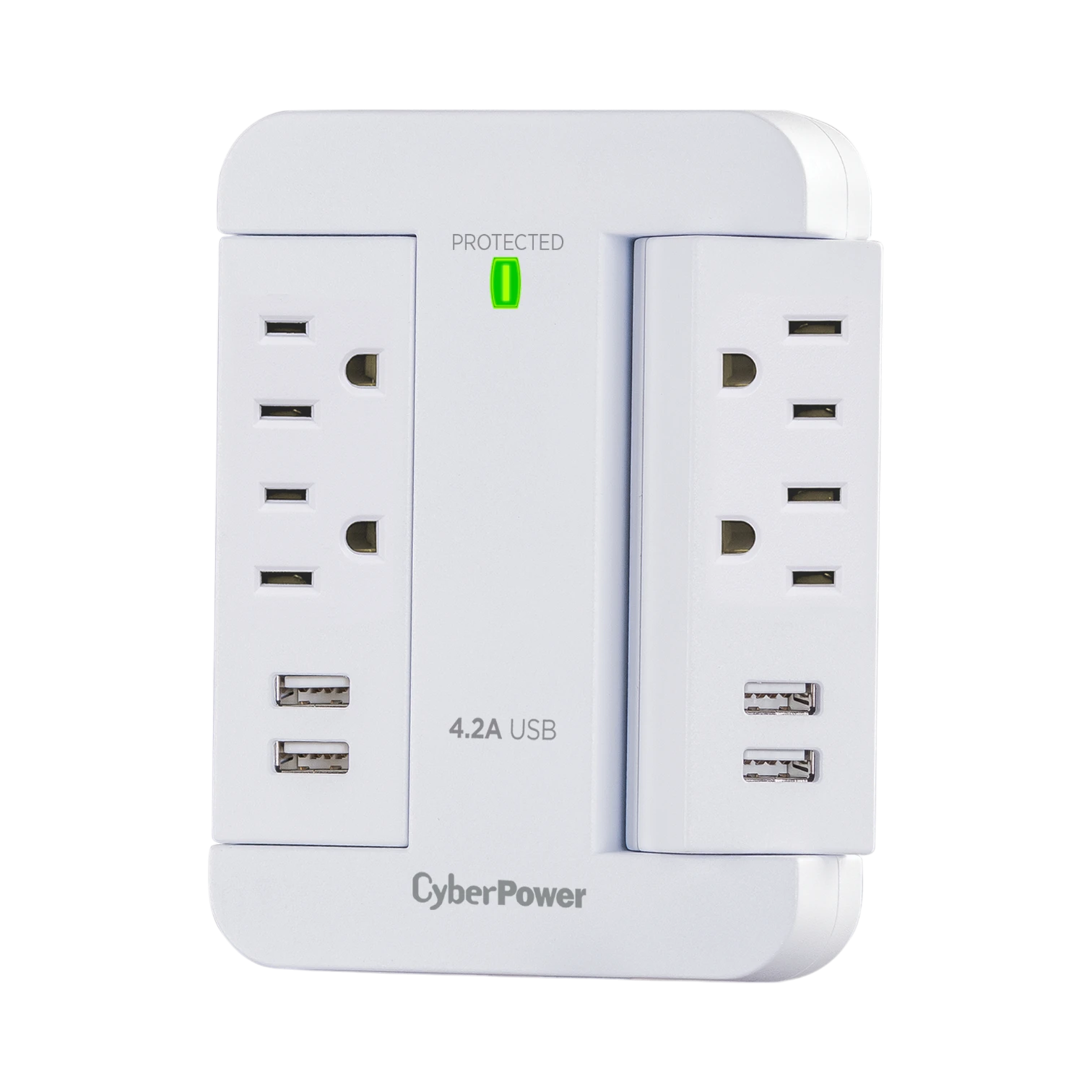 CyberPower P4WSU 4-Outlet Home Office Surge Protector with USB (125V) — Being Shipped