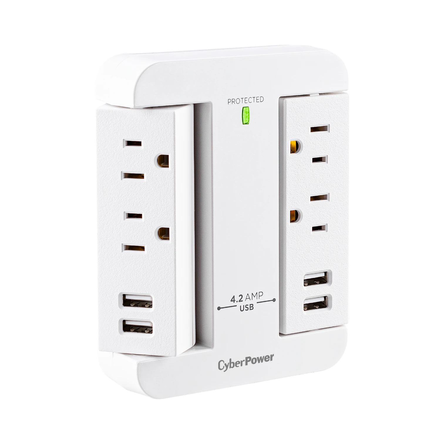 CyberPower P4WSU 4-Outlet Home Office Surge Protector with USB (125V) — Being Shipped