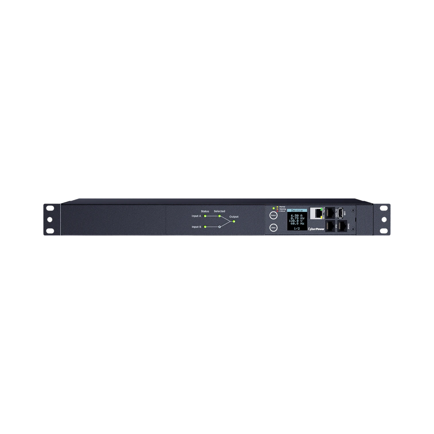 CyberPower PDU44001 Switched ATS PDU (15A, 100 to 120 VAC) — Being Shipped