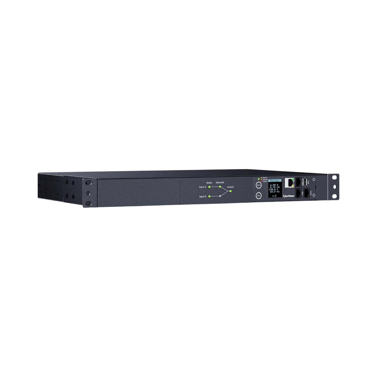 CyberPower PDU44001 Switched ATS PDU (15A, 100 to 120 VAC) — Being Shipped