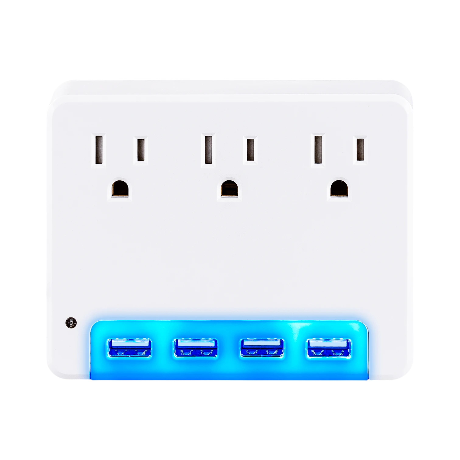 CyberPower P3WUN 3-Outlet Adapter with Backlit USB (Tamper-Resistant/Night Light) — Being Shipped