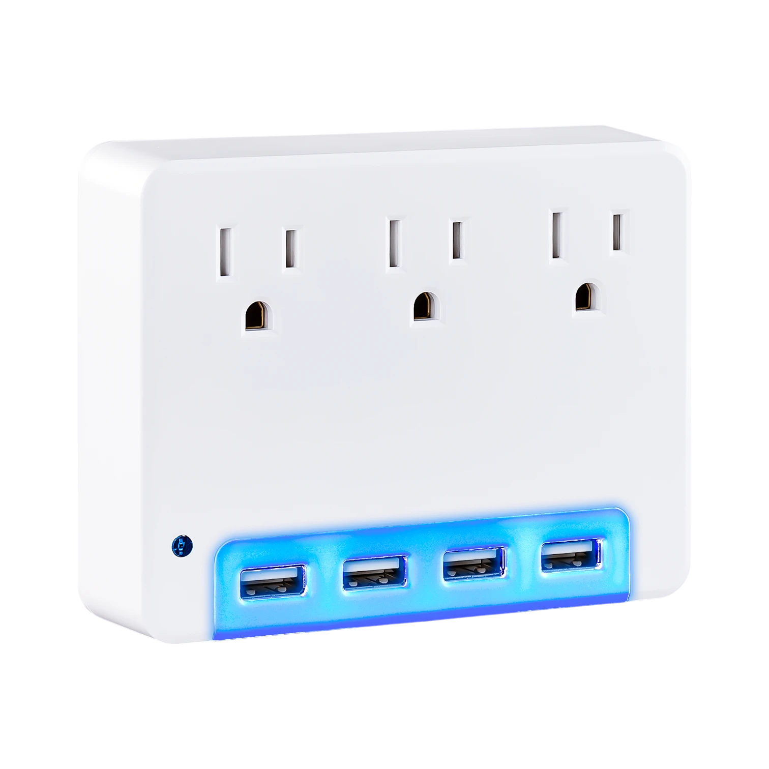 CyberPower P3WUN 3-Outlet Adapter with Backlit USB (Tamper-Resistant/Night Light) — Being Shipped