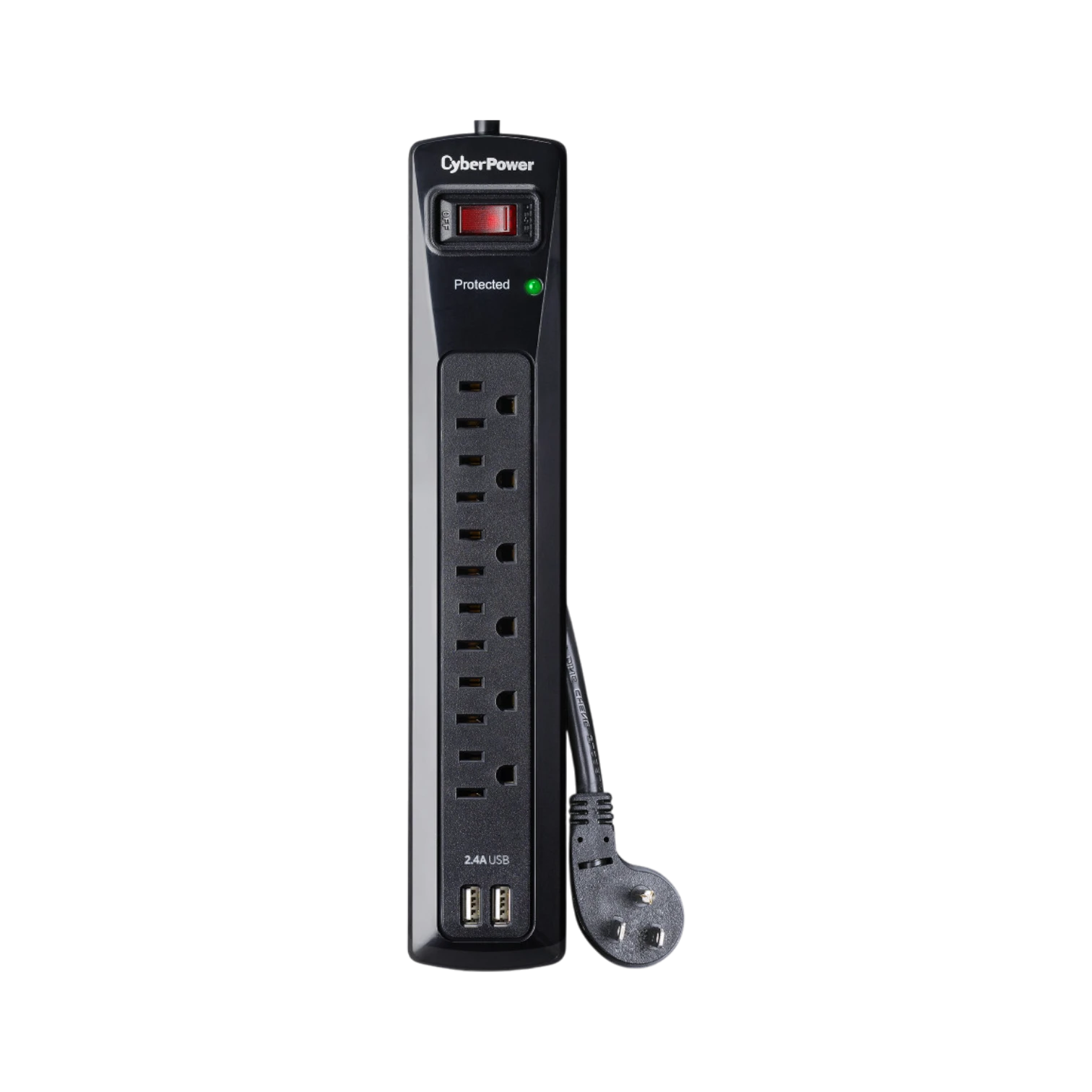 CyberPower Pro Series 6-Outlet and Dual USB 2.1A Surge Protector — Being Shipped