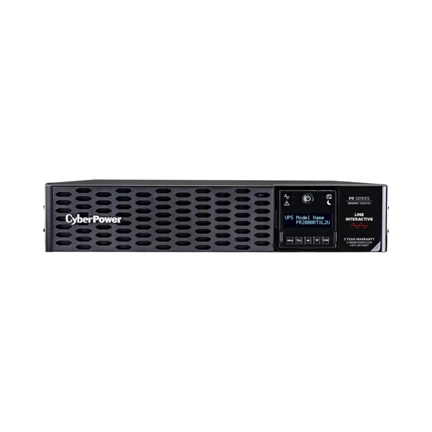 CyberPower PR2000RTXL2UTAA Smart App Sinewave Rack/Tower Convertible UPS (TAA Compliant) — Being Shipped