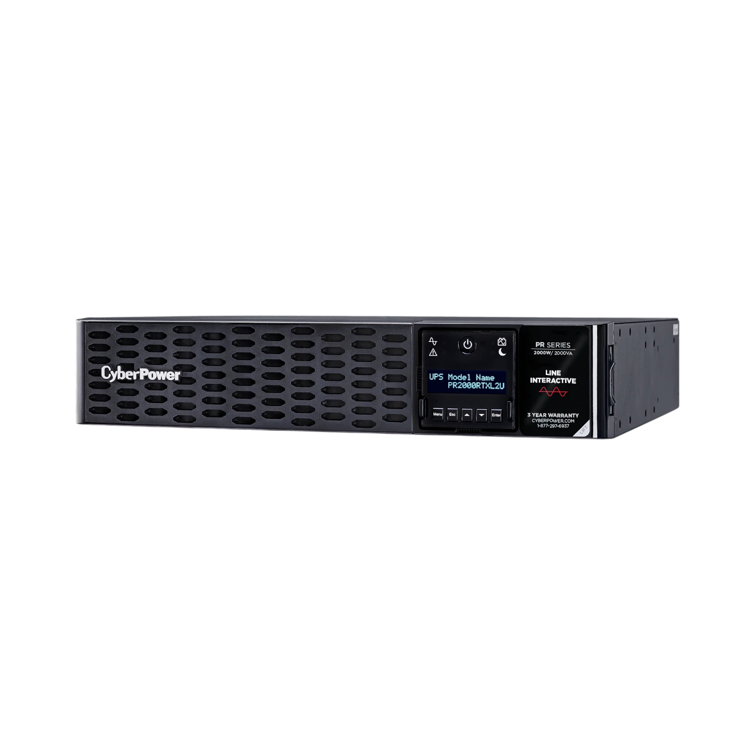 CyberPower PR2000RTXL2UTAA Smart App Sinewave Rack/Tower Convertible UPS (TAA Compliant) — Being Shipped