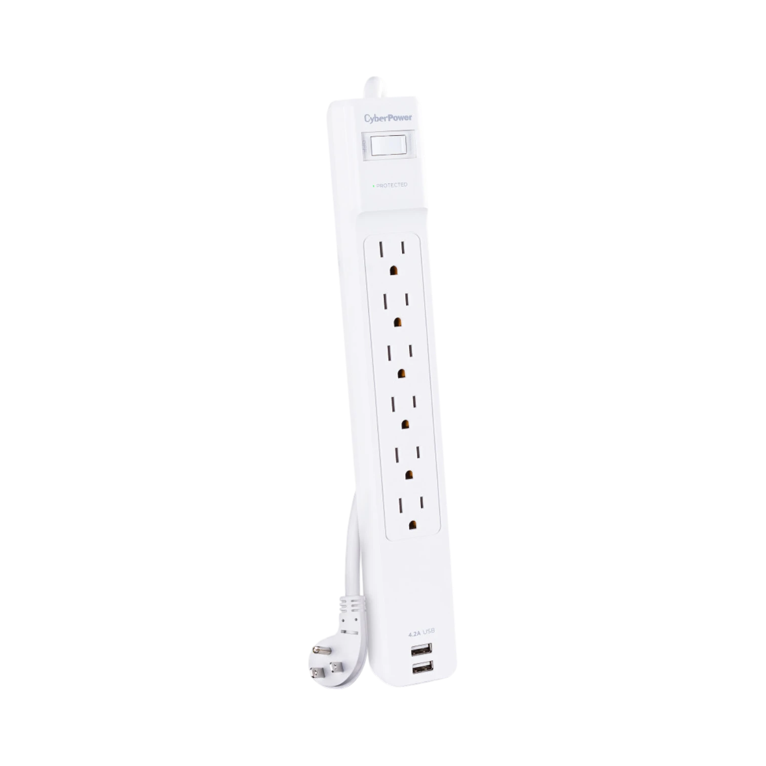 CyberPower CSP606U42A 6-Outlet Professional Surge Protector with Two USB Charging Ports — Being Shipped