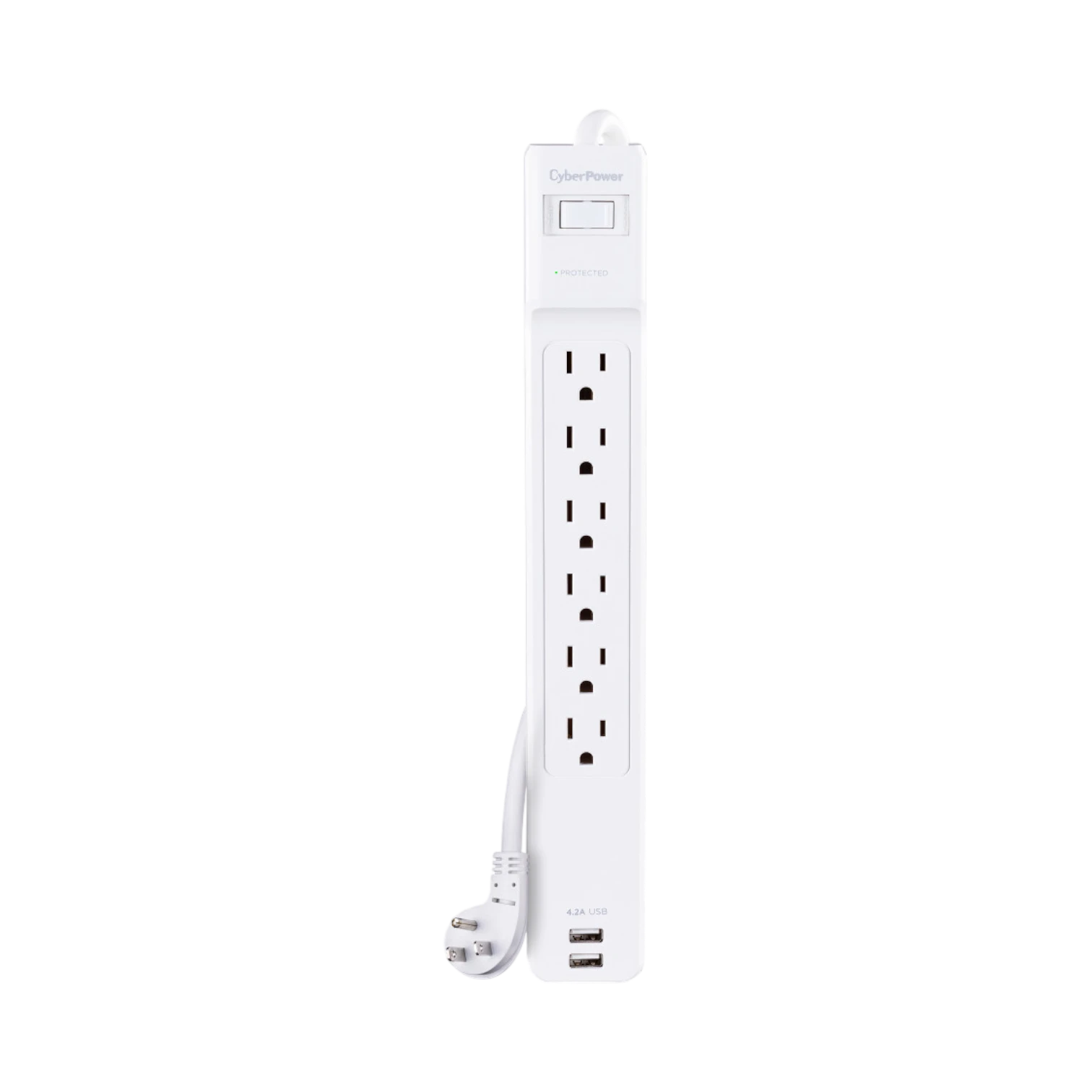 CyberPower CSP606U42A 6-Outlet Professional Surge Protector with Two USB Charging Ports — Being Shipped