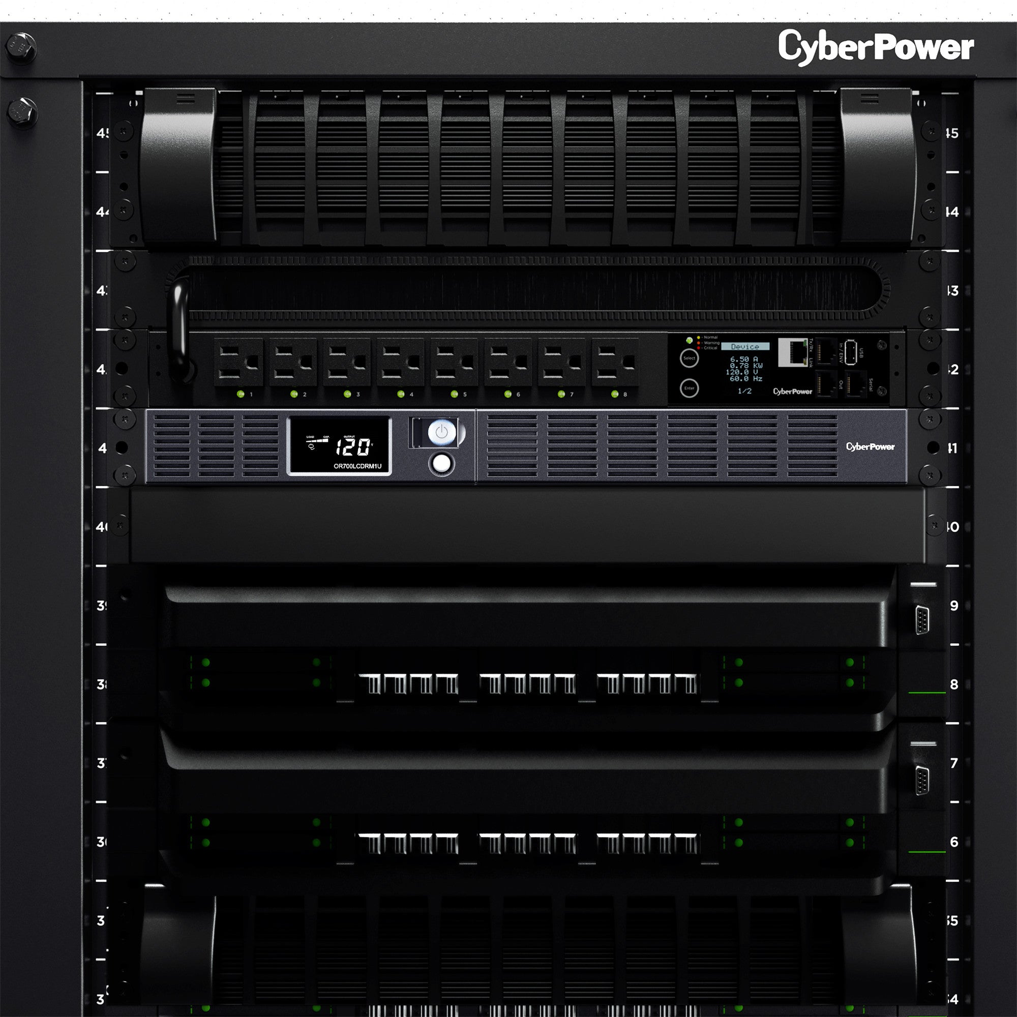 CyberPower OR700LCDRM1U Smart App LCD UPS — Being Shipped