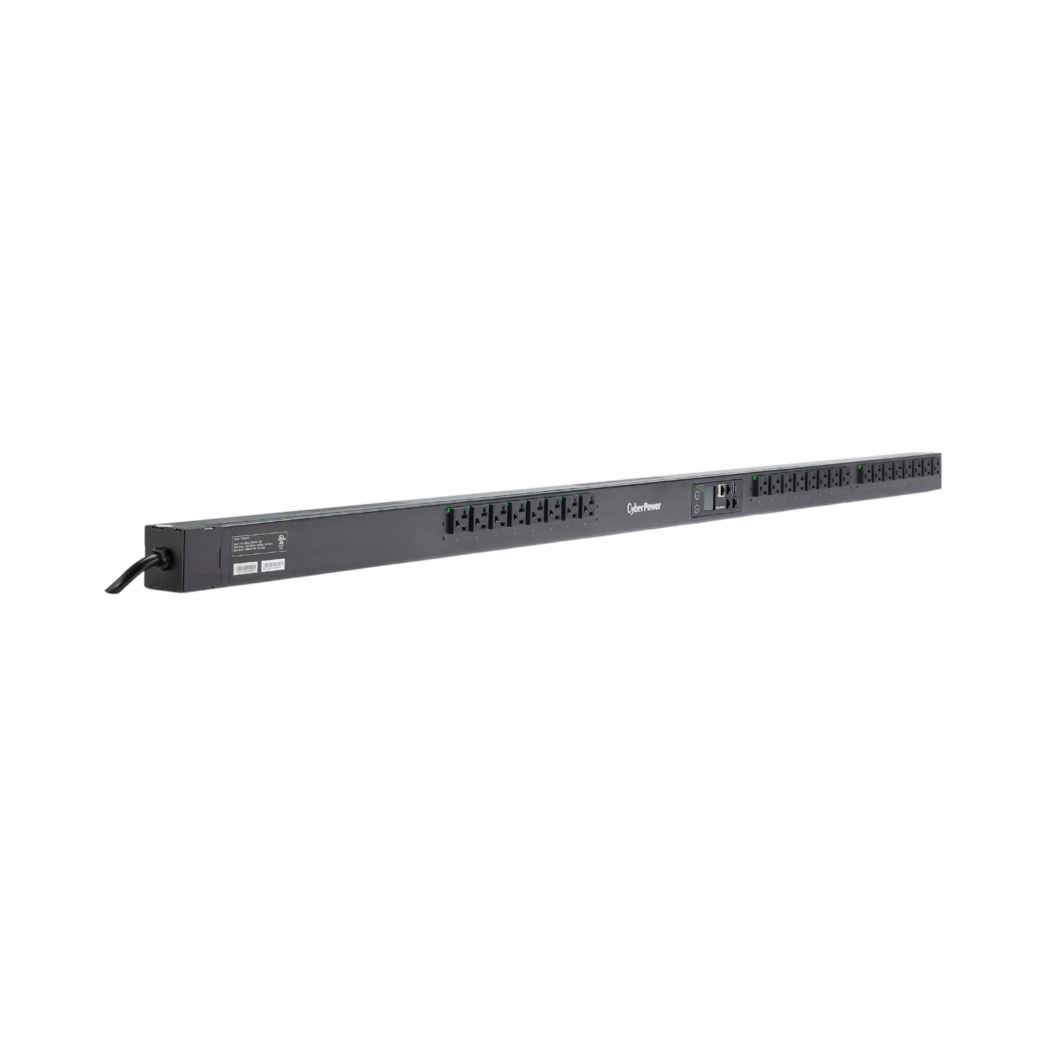 CyberPower 24-Outlet PDU41101 Rackmount Switched Power Distribution Unit (120V) — Being Shipped