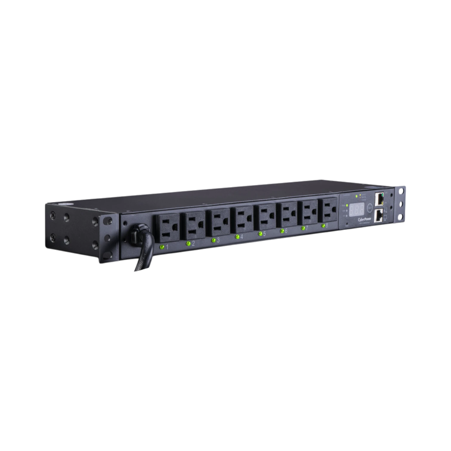 CyberPower 15A 8-Outlet (8 Front) 1U Rackmount Switched PDU — Being Shipped