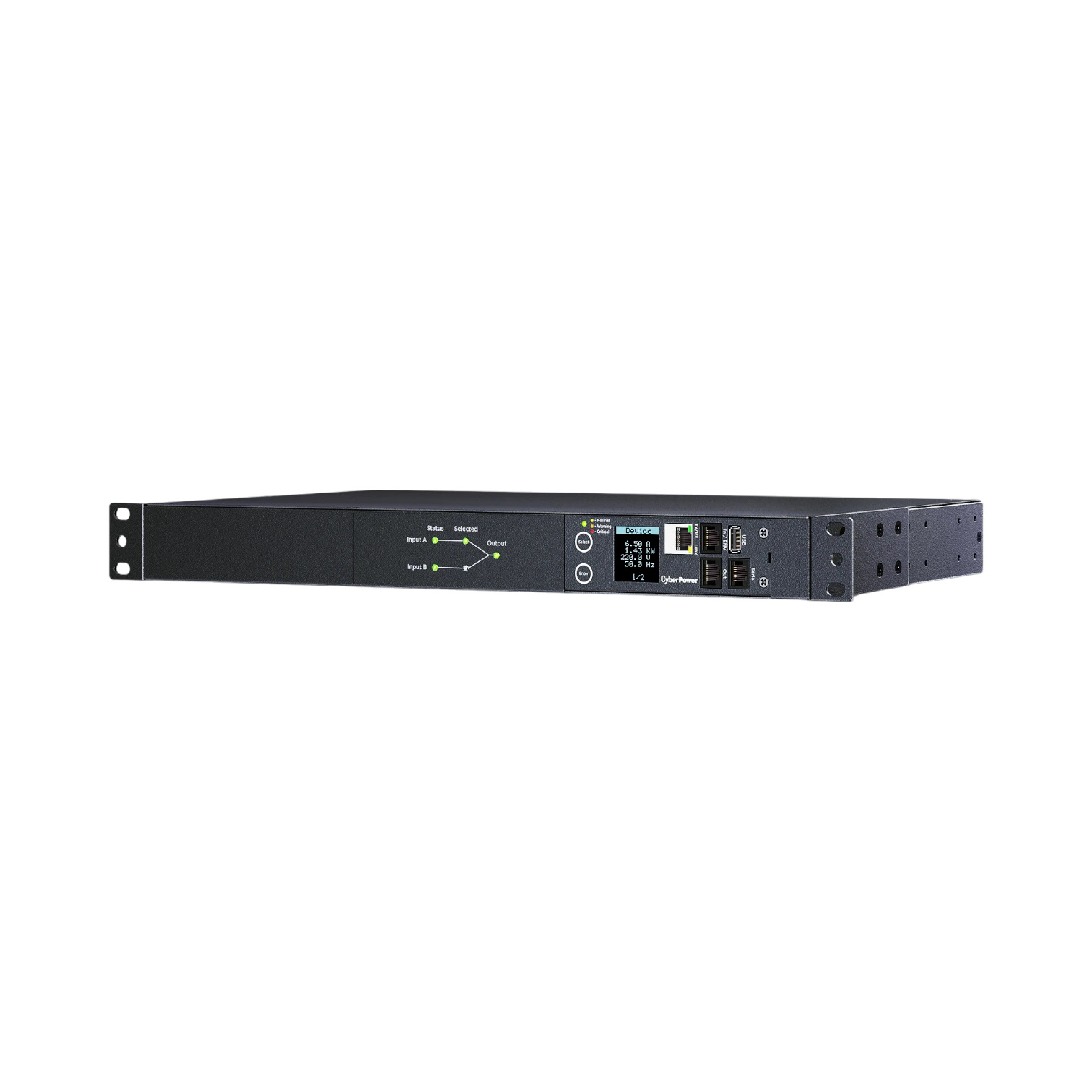 CyberPower PDU44002 Switched ATS PDU (20A, 200 to 240 VAC) — Being Shipped