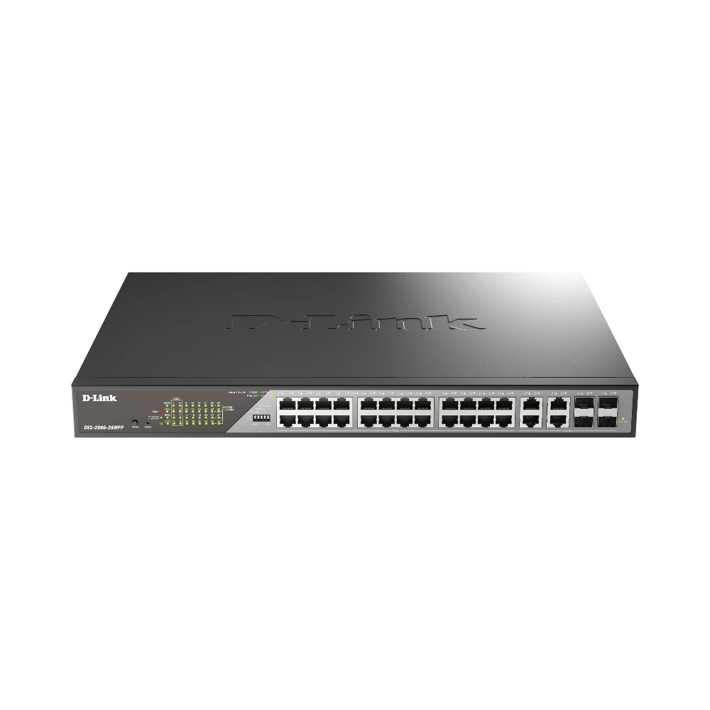 D-Link 28-Port PoE++ 24 x PoE Gigabit Ethernet Smart-Managed Switch — Being Shipped