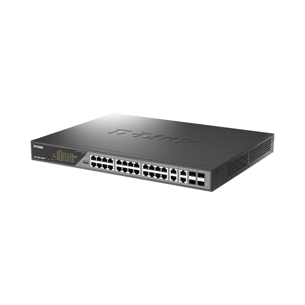 D-Link 28-Port PoE++ 24 x PoE Gigabit Ethernet Smart-Managed Switch — Being Shipped