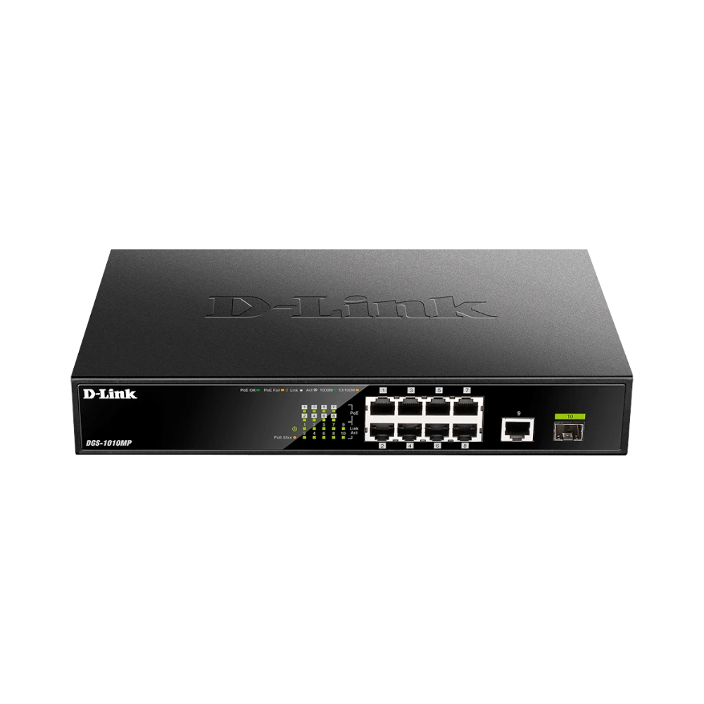 D-Link 10-Port Gigabit PoE Switch — Being Shipped