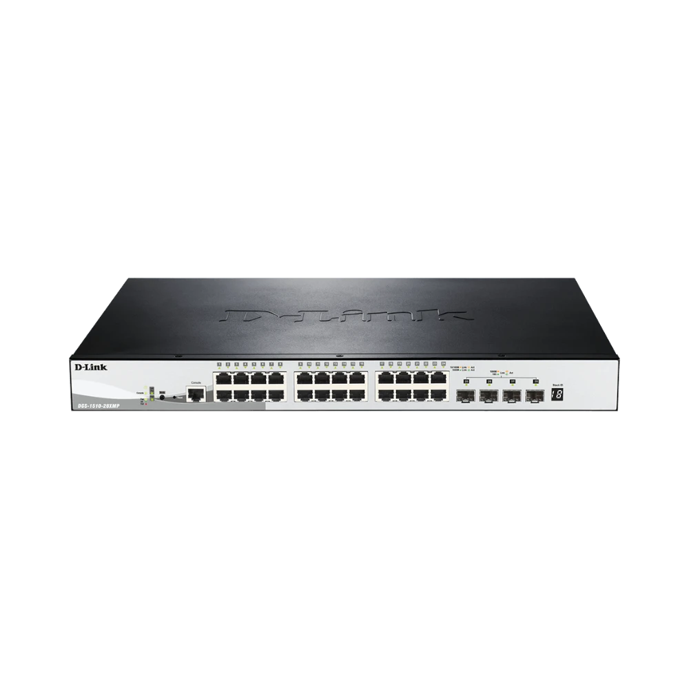 D-Link Gigabit Stackable Smart Managed 28-Port Switch with 10G Uplinks — Being Shipped