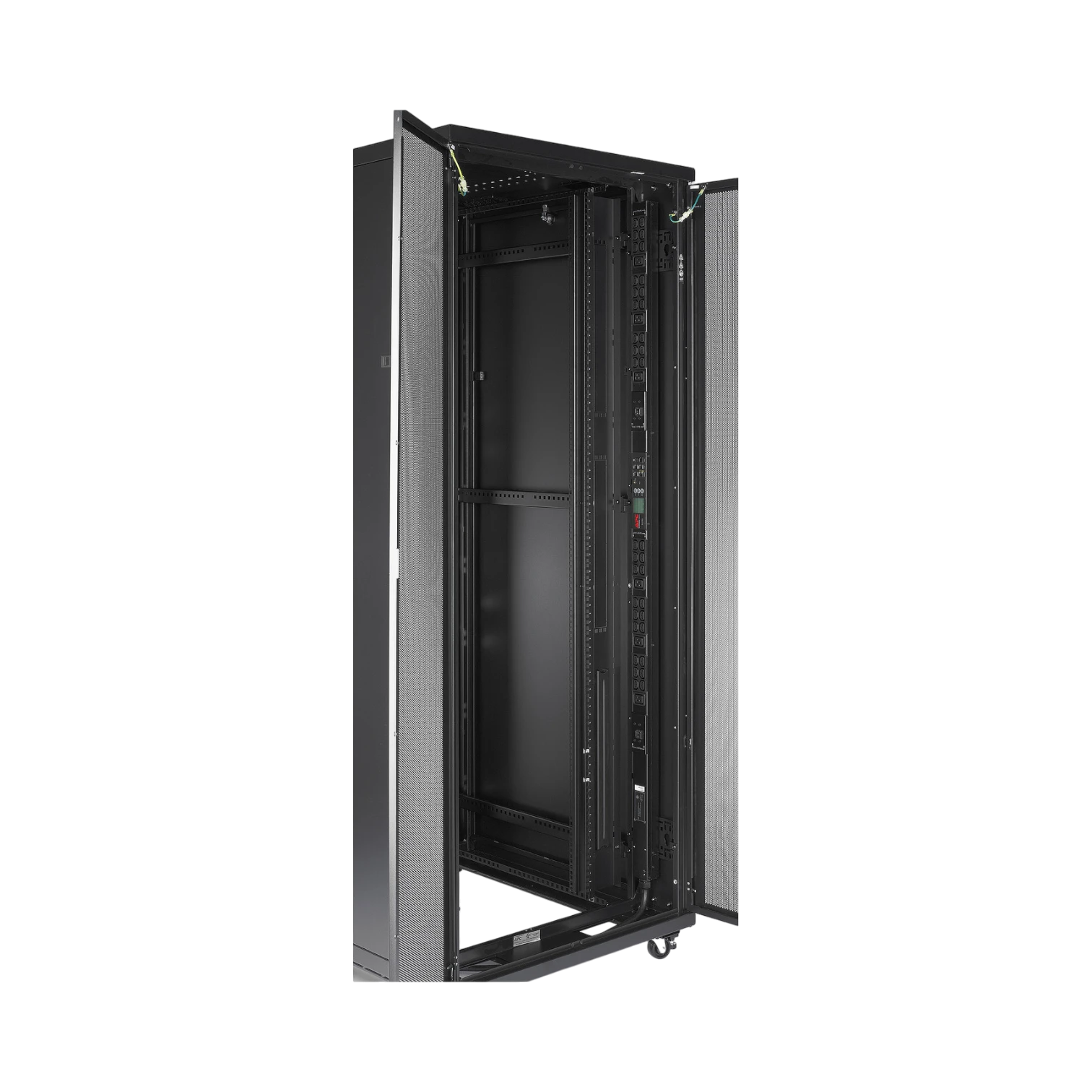 APC NetShelter SV, Server Rack Enclosure, 42U, Black, 2057H x 800W x 1060D mm with Roof, Castors, Feet, 4 Brackets, Bottom and Side Panels — Being Shipped