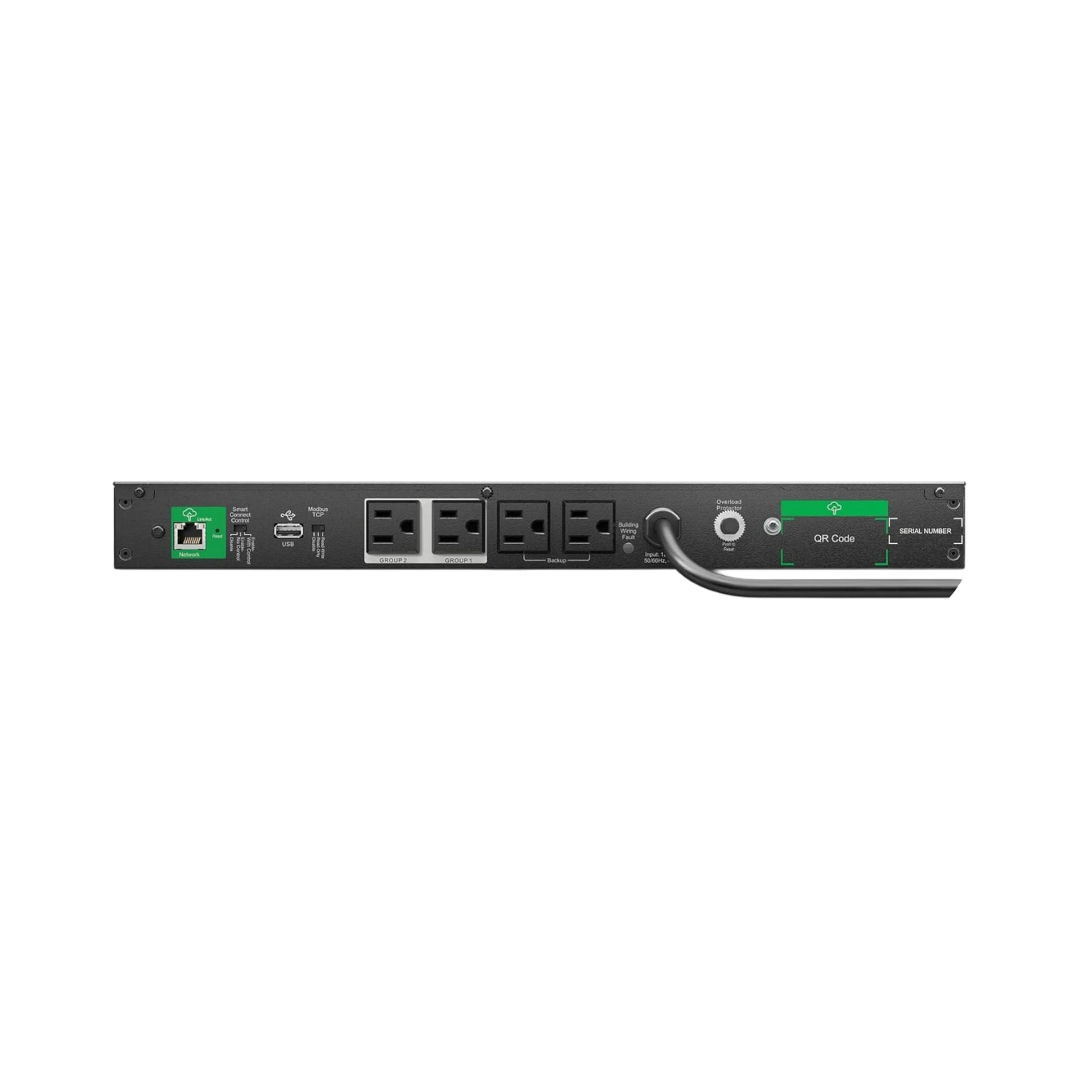 APC Smart-UPS, Line Interactive, 500VA, Lithium-ion, Rackmount 1U, 230V, 4x IEC C13 outlets, SmartConnect Port, Short Depth — Being Shipped