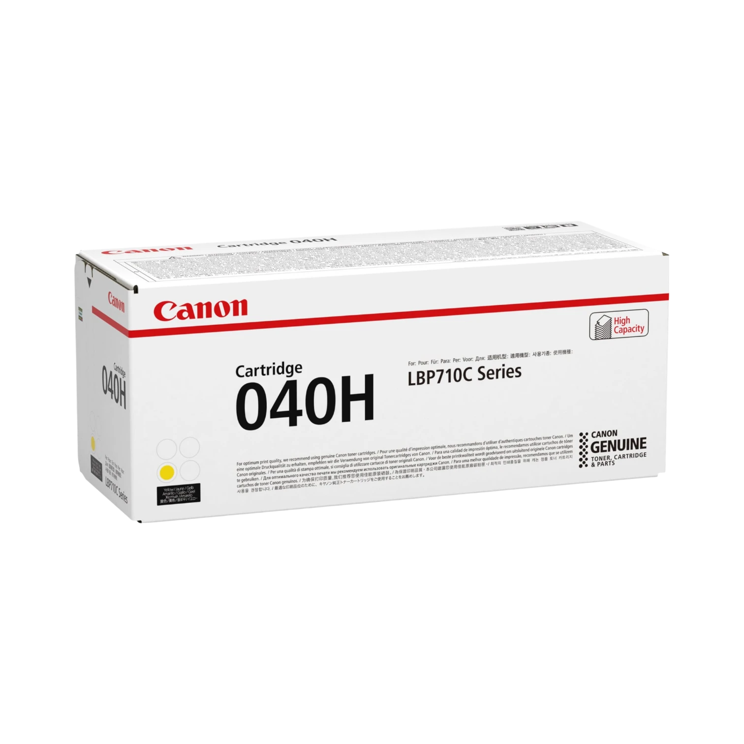 Canon 040 H - High Capacity Yellow Toner Cartridge — Being Shipped