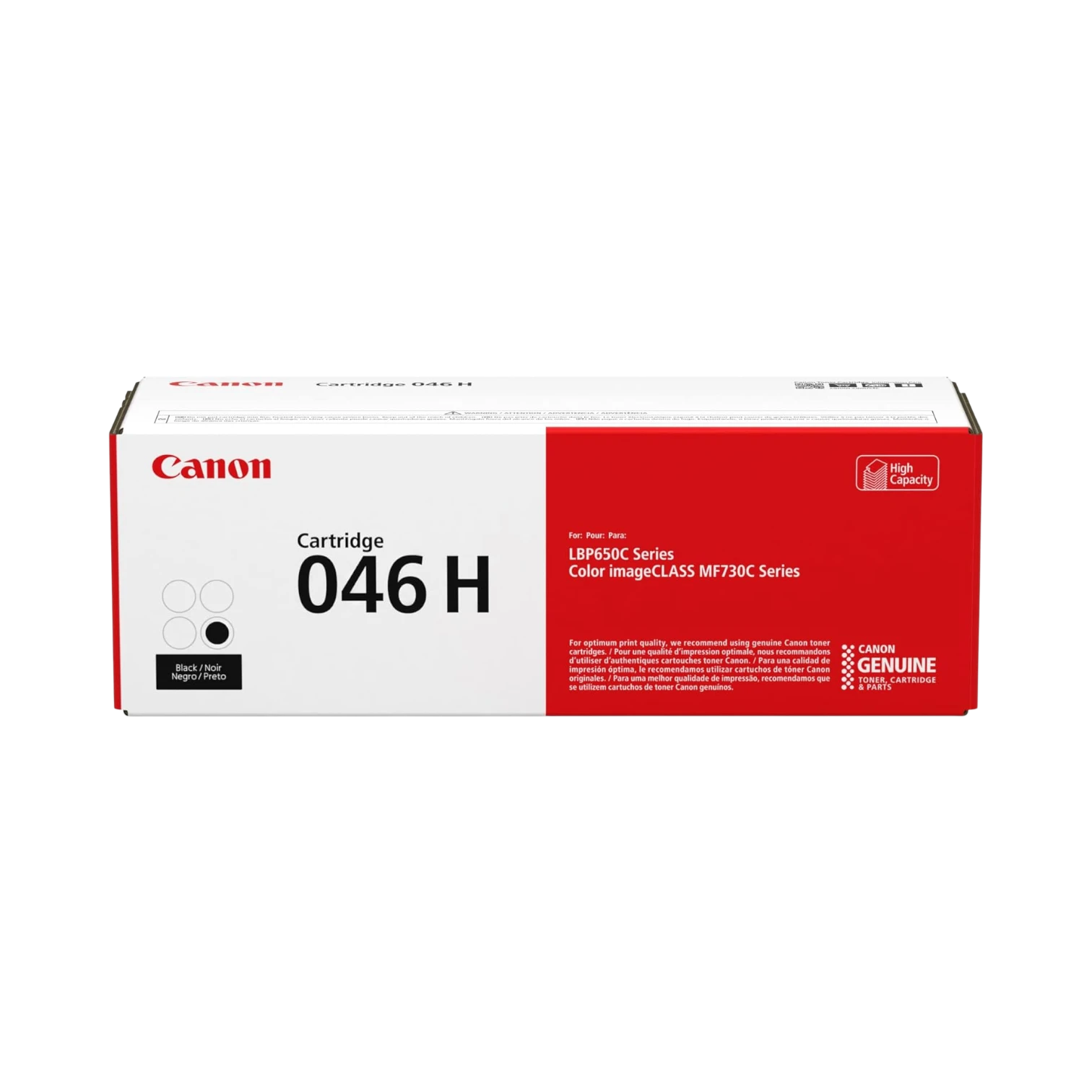 Canon 046H Black High Yield Toner Cartridge — Being Shipped