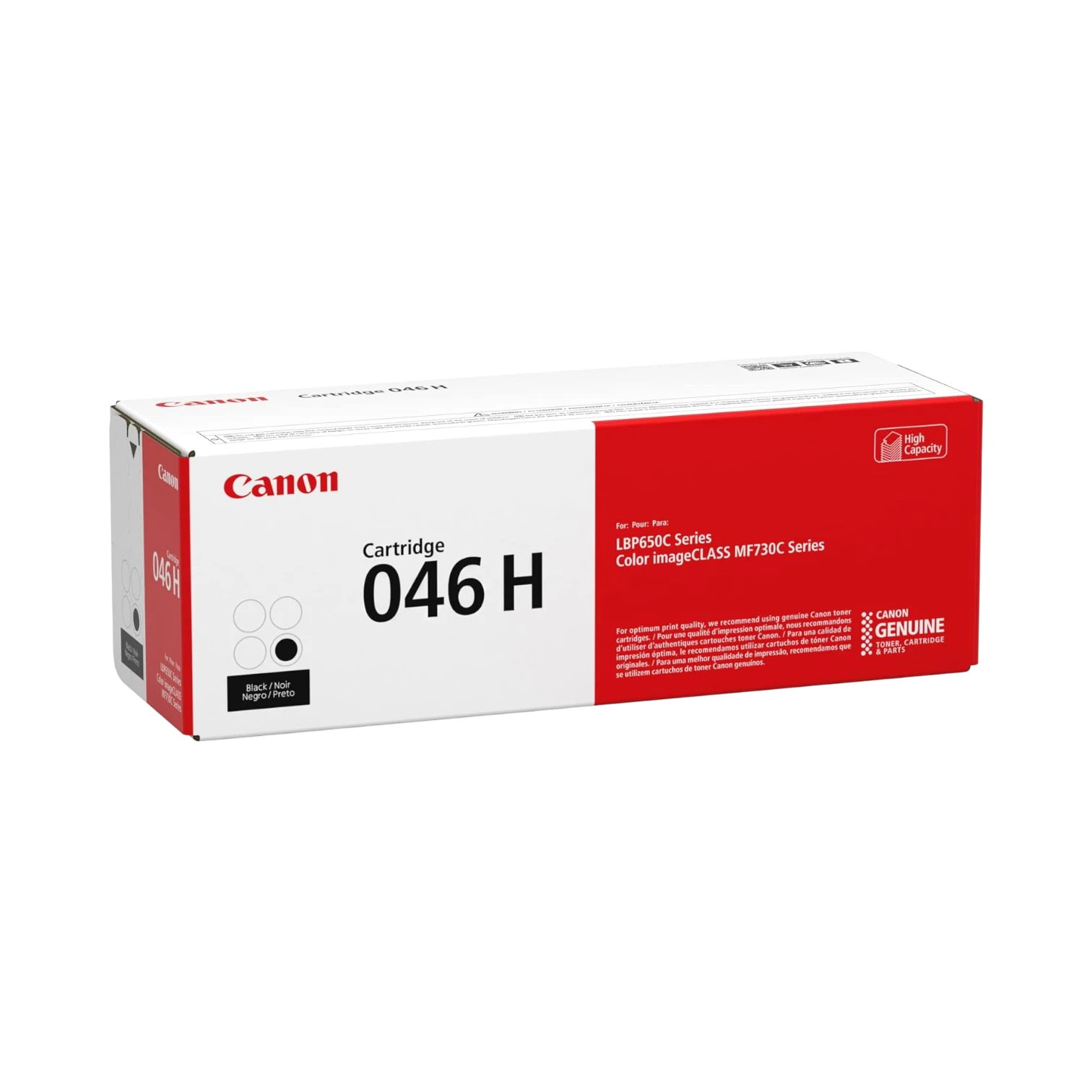 Canon 046H Black High Yield Toner Cartridge — Being Shipped