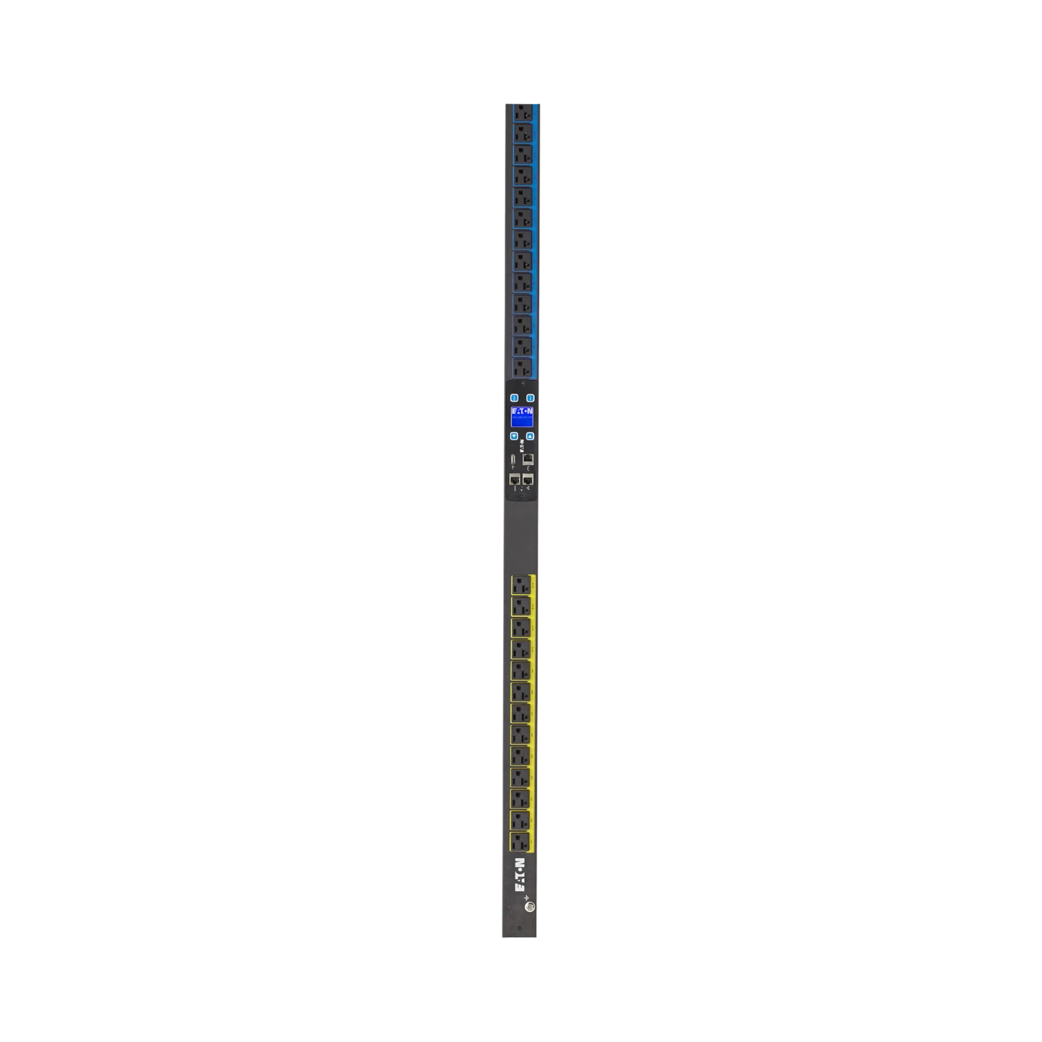 Eaton Metered Input PDU, Split Phase, 0U, L14-30P input, 10ft cord, 5.76kW, 24A, 120/240V, 24 Outlets (24) 5-20R — Being Shipped