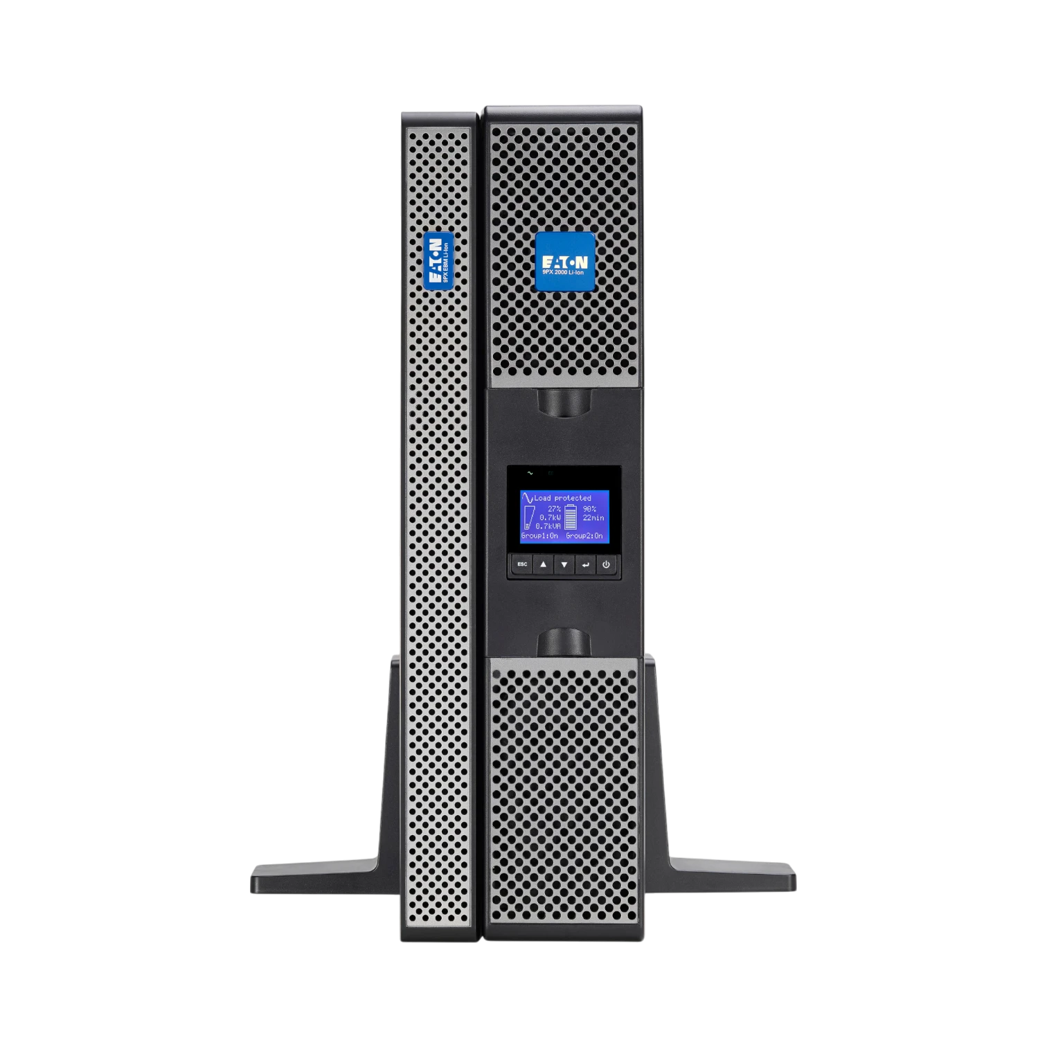 Eaton 9PX Lithium-Ion UPS, 2U, 2000 VA, 1800 W, 5-20P Input, Outputs: (6) 5-20R, (1) L5-20R, 120V — Being Shipped