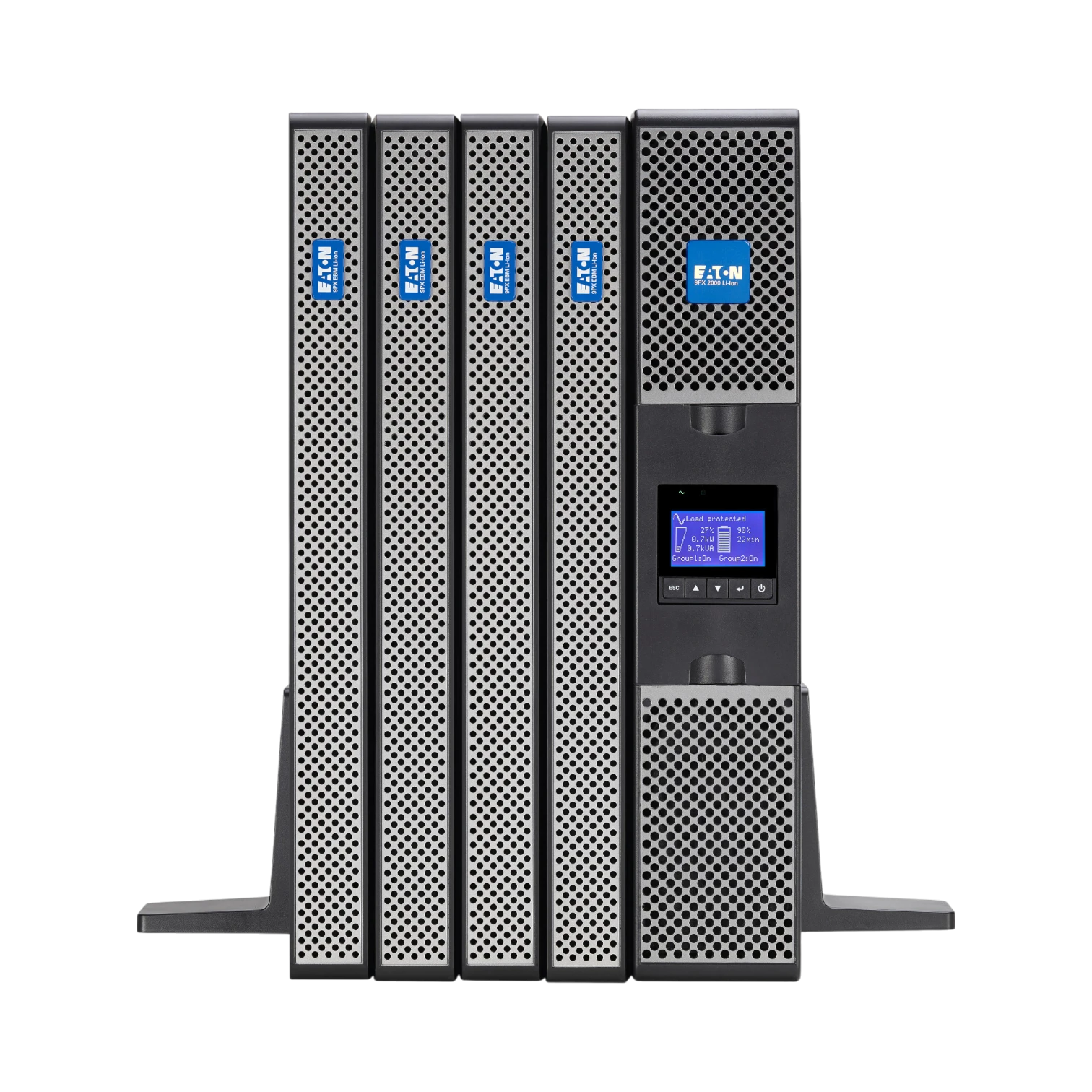 Eaton 9PX Lithium-Ion UPS, 2U, 2000 VA, 1800 W, 5-20P Input, Outputs: (6) 5-20R, (1) L5-20R, 120V — Being Shipped