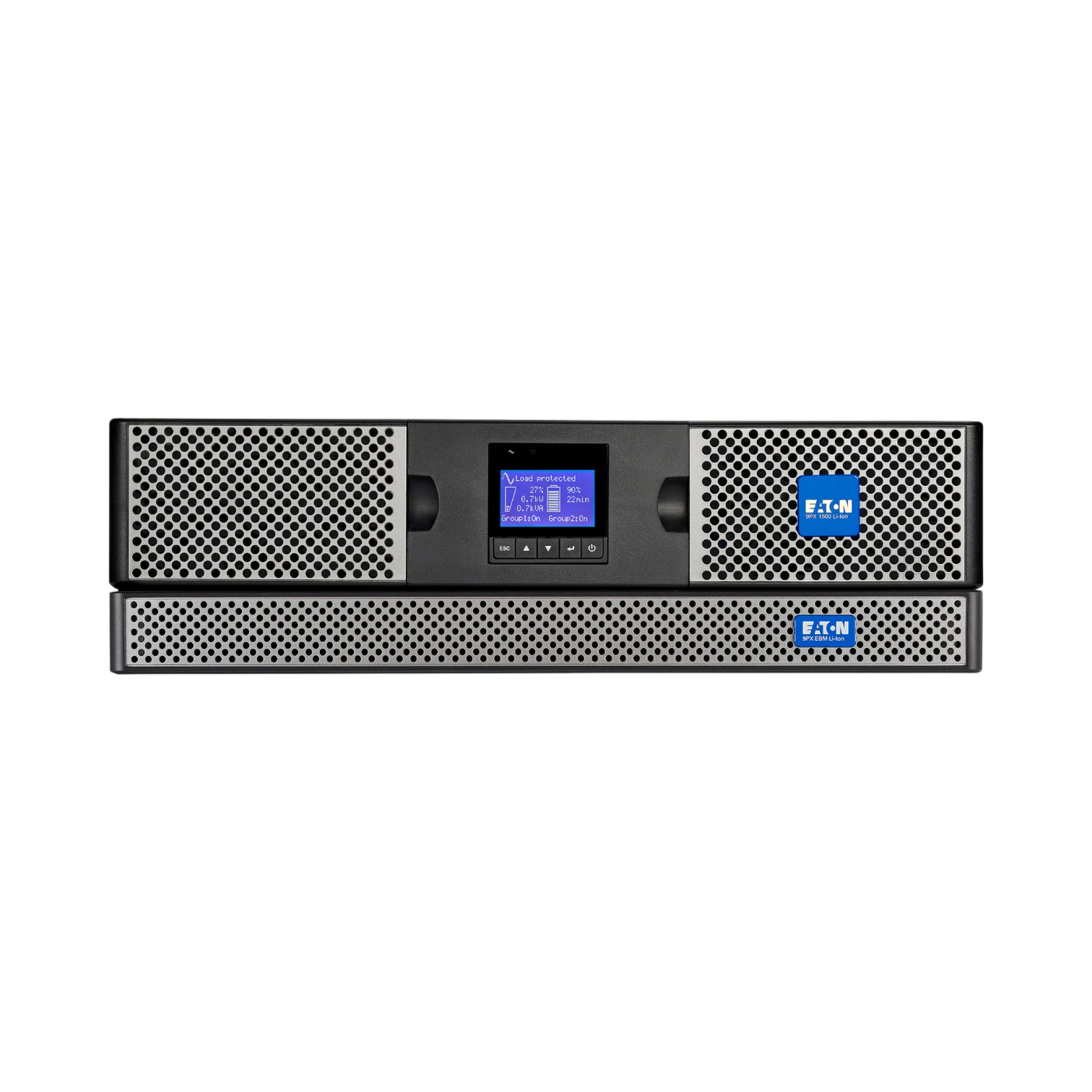 Eaton 9PX Lithium-Ion UPS, 2U, 1500 VA, 1350 W, 5-15P Input, Outputs: (8) 5-15R, 120V — Being Shipped