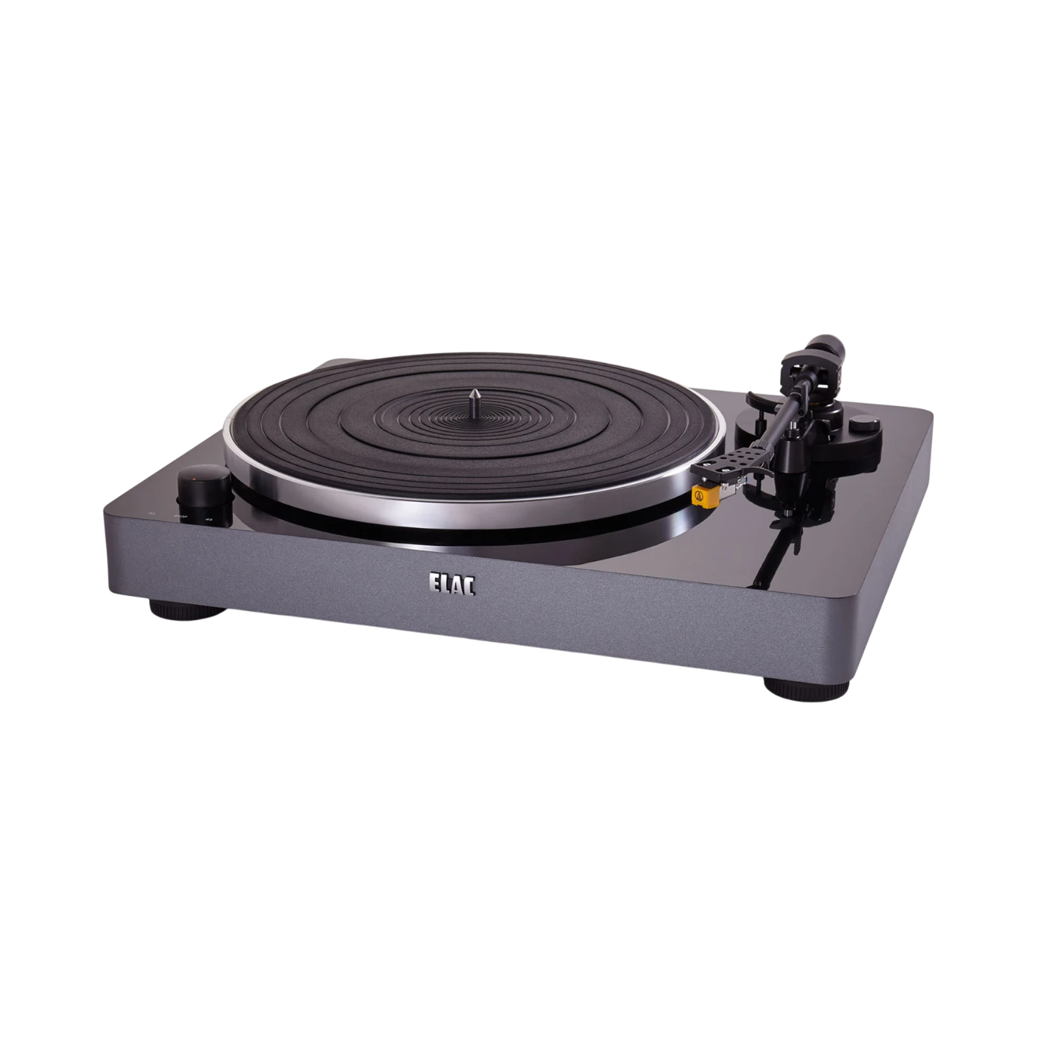 ELAC Miracord 50 Turntable (Glossy Black / Silver Base) — Being Shipped