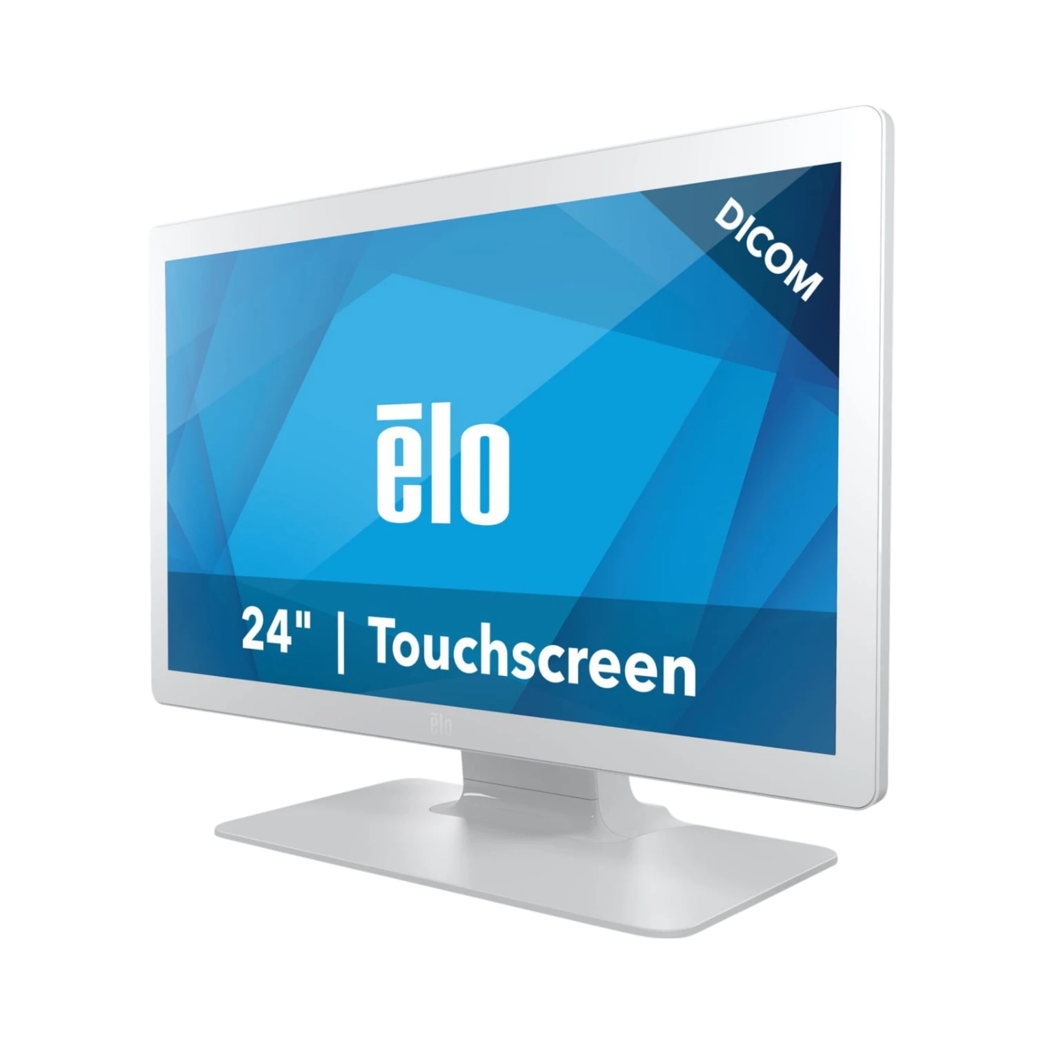 Elo 2403LM 24" Full HD Medical Touchscreen Monitor with TouchPro (White, With Stand) — Being Shipped