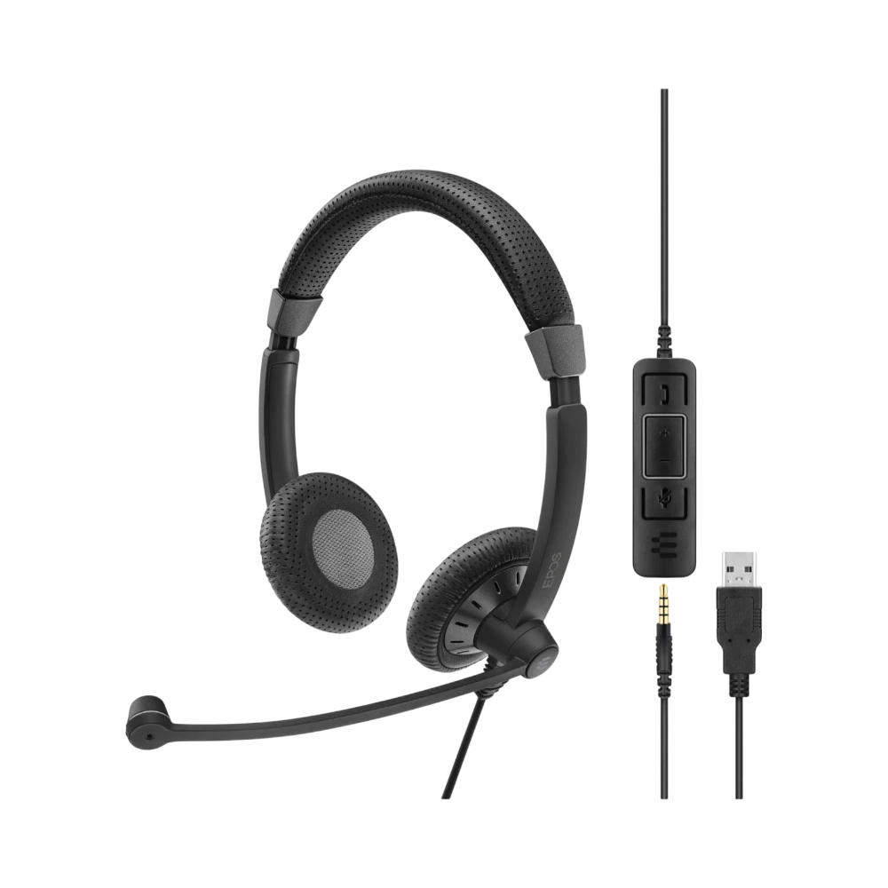 EPOS IMPACT SC 75 USB MS Stereo On-Ear PC Headset (Black) — Being Shipped