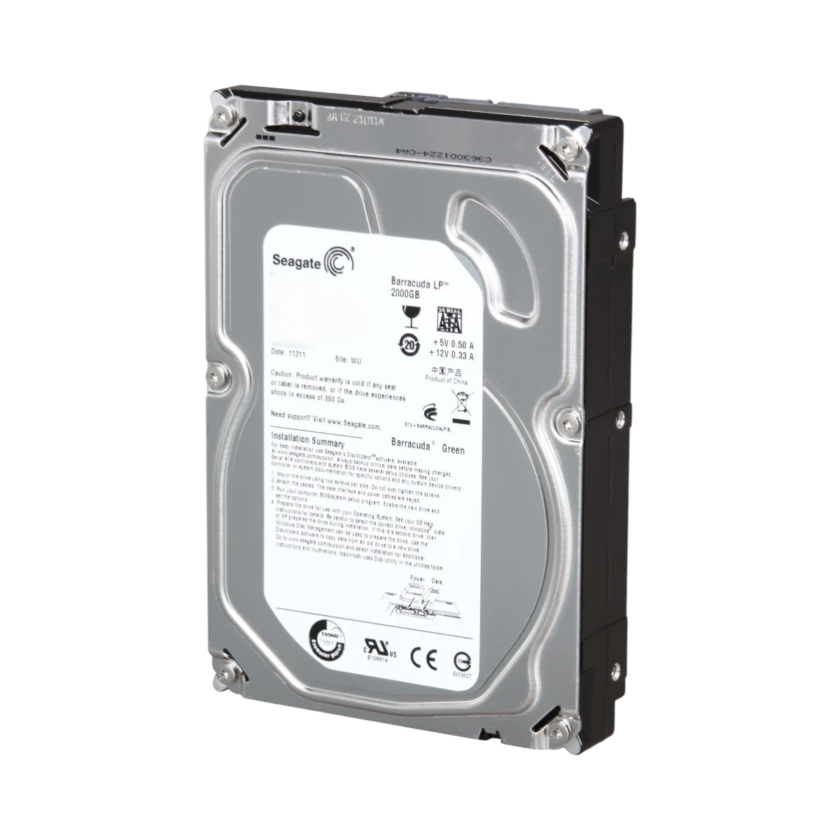 Seagate Barracuda Green 2TB 3.5" 5900RPM SATA Internal Hard Drive — Being Shipped