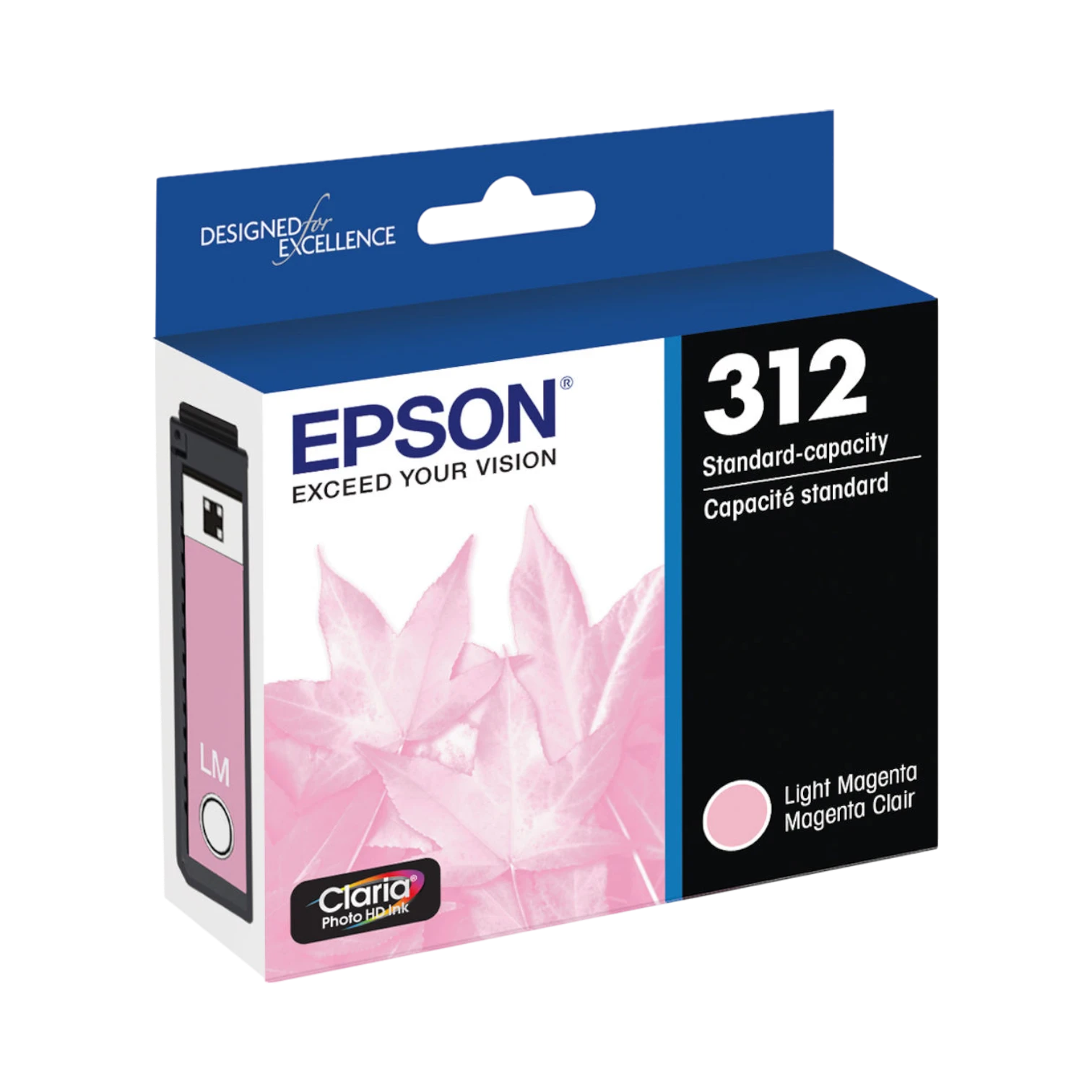 Epson T312 Light Magenta Claria Photo HD Ink Cartridge with Sensormatic — Being Shipped