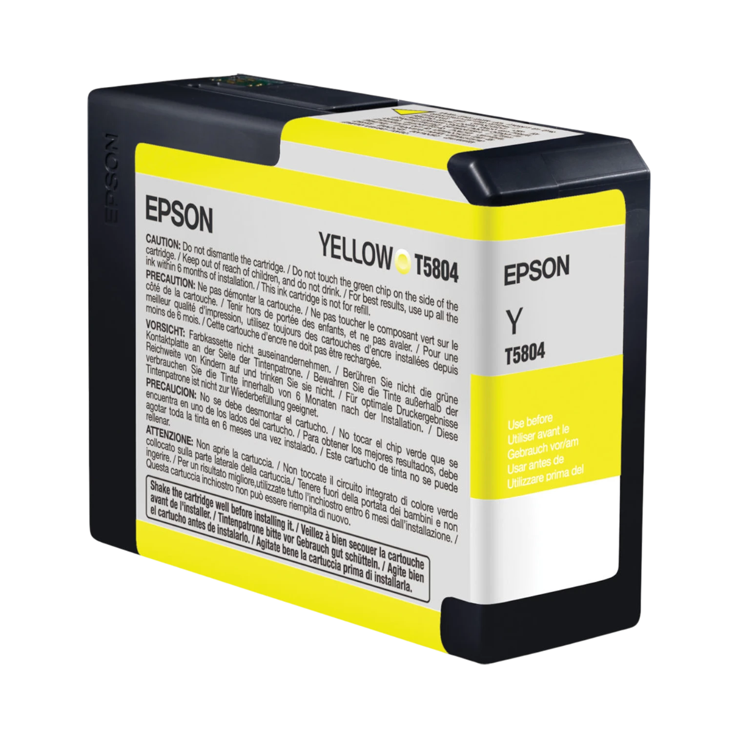 Epson UltraChrome K3 Yellow Ink Cartridge (80 ml) — Being Shipped