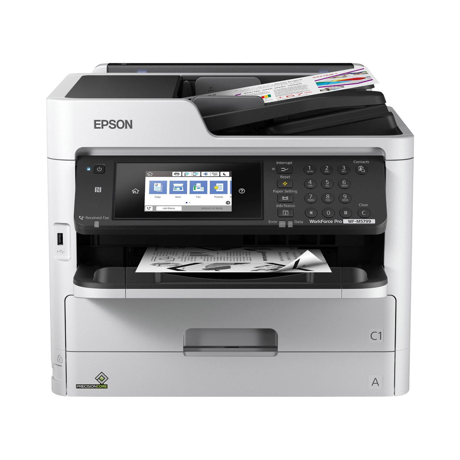 Epson WorkForce Pro WF-M5799 Monochrome MFP Supertank Printer — Being Shipped