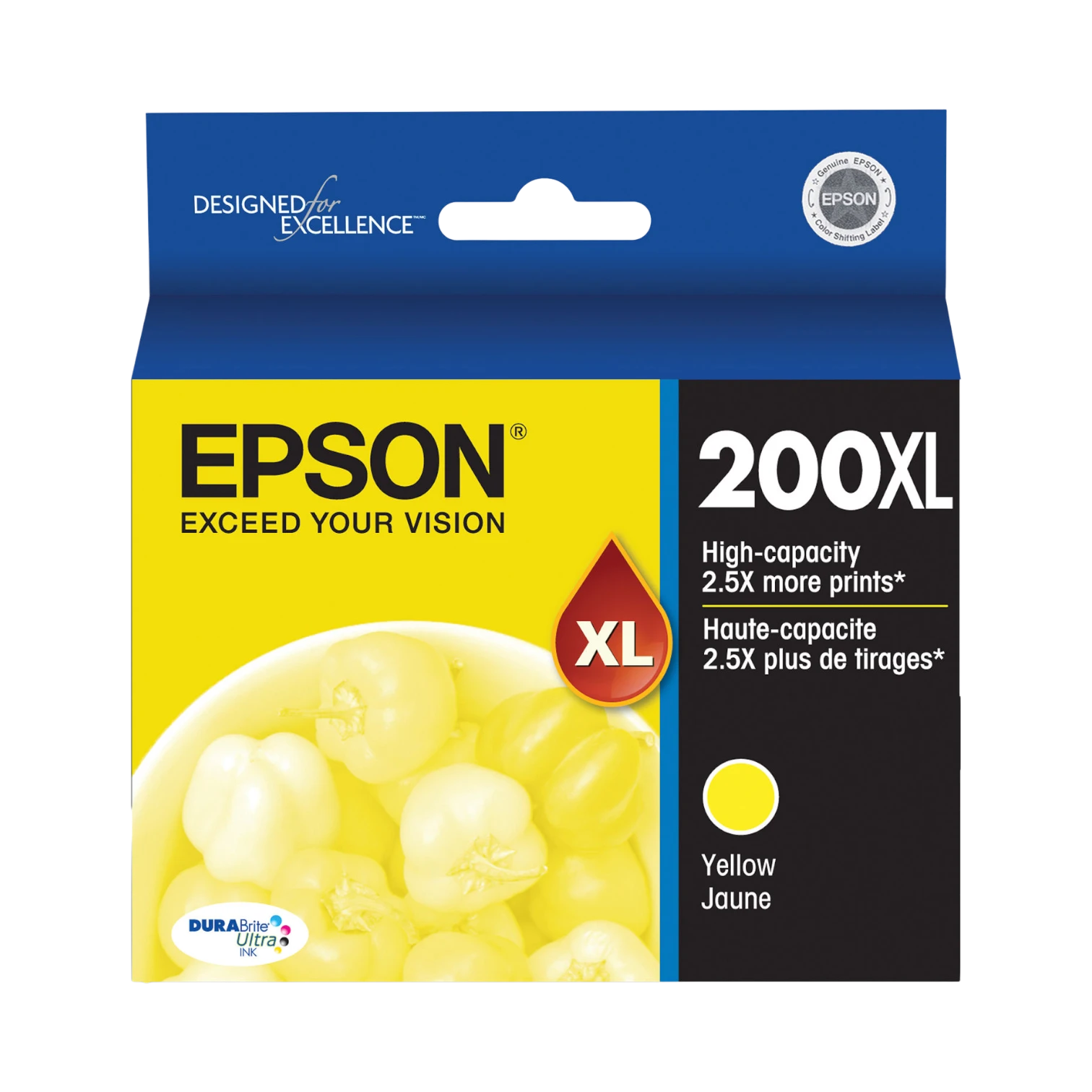 Epson 200XL DURABright High-Capacity Yellow Ink Cartridge — Being Shipped