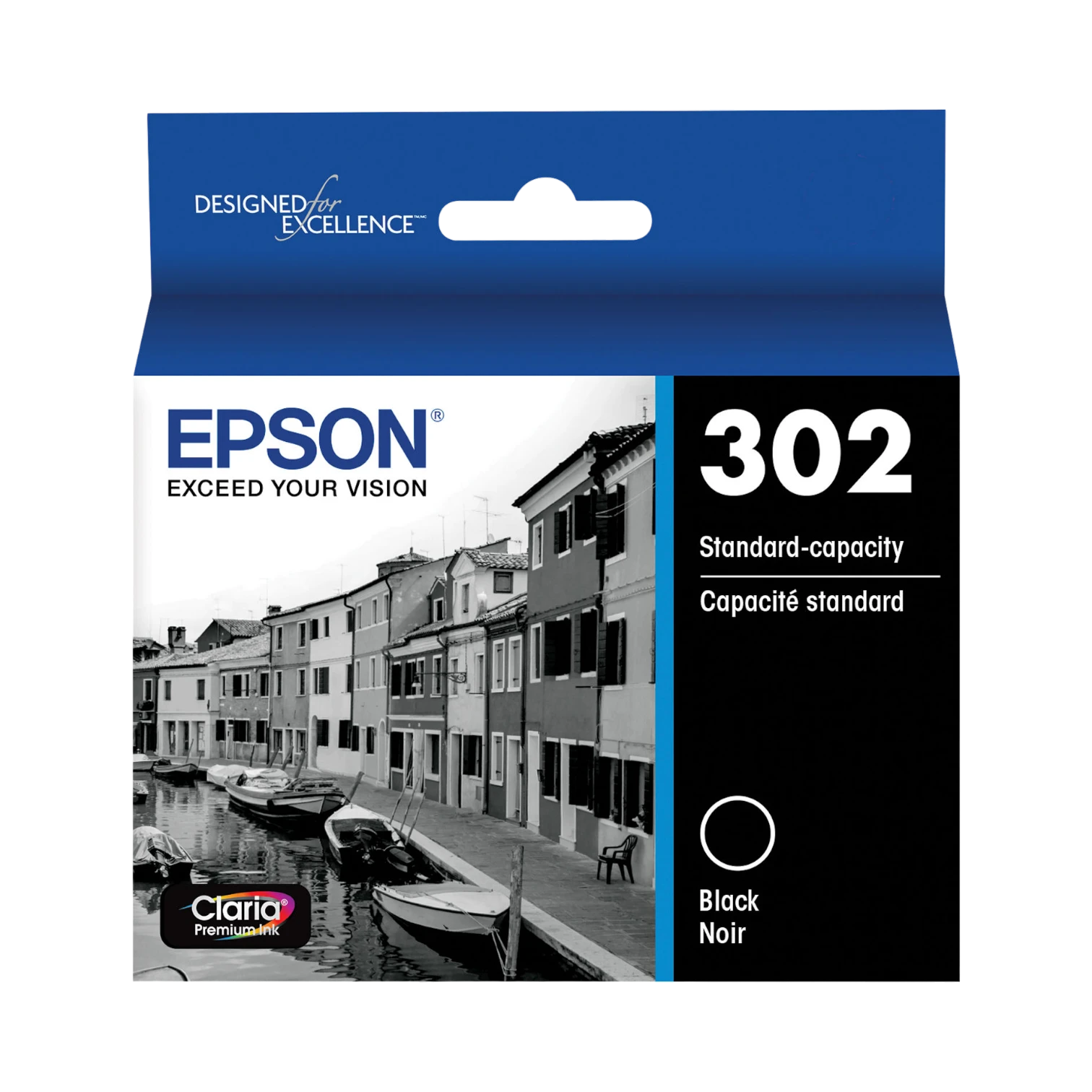 Epson Claria Premium 302 Standard-Capacity Ink Cartridge (Black) — Being Shipped