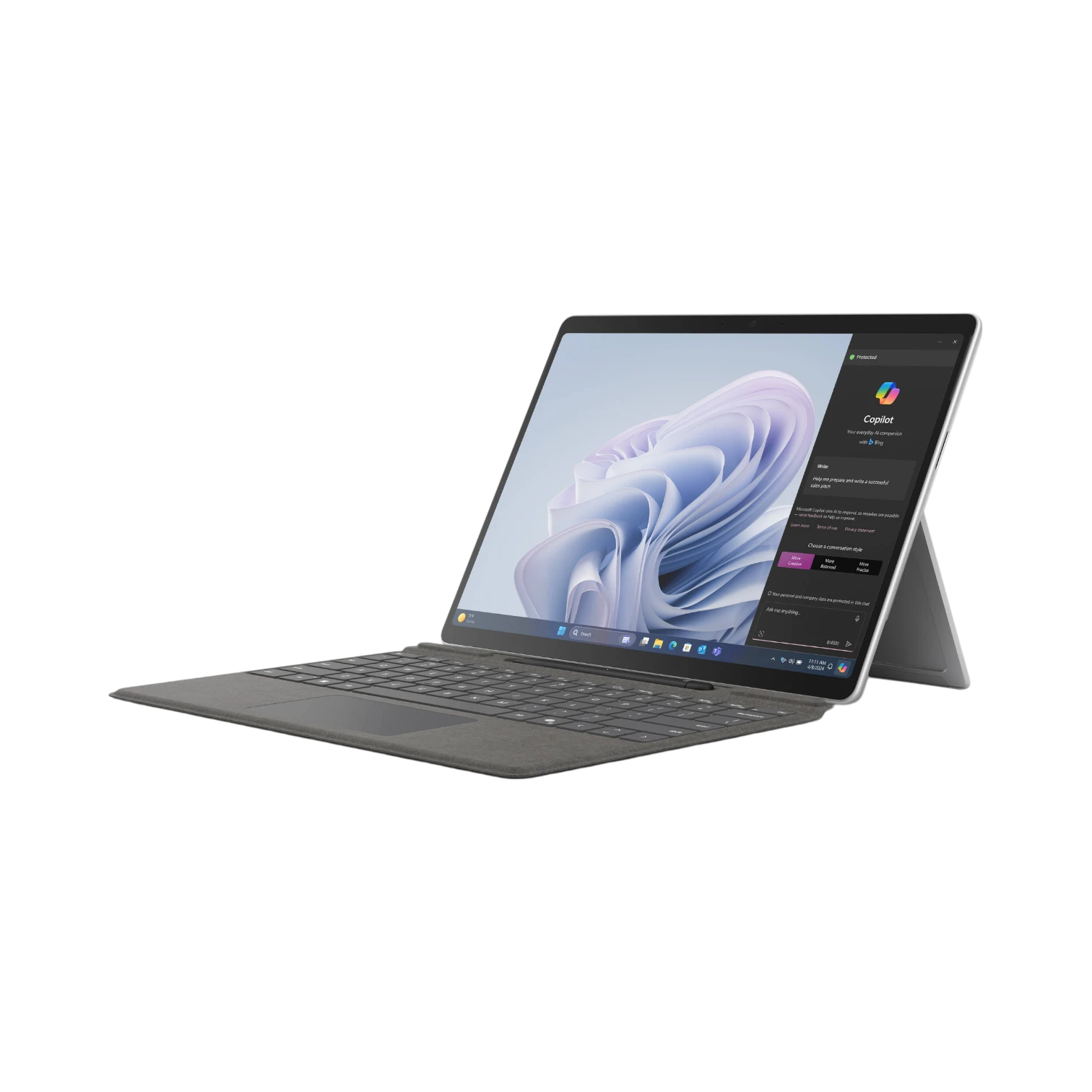 Microsoft Surface Pro 10 13" Multi-Touch Business Tablet Intel Core Ultra 5 135U, 16GB RAM, 256GB SSD (Platinum, Wi-Fi Only) — Being Shipped