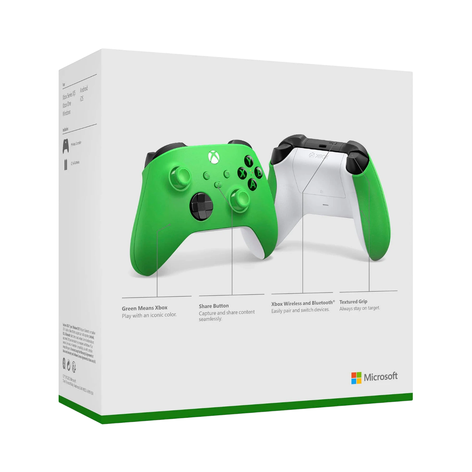 Microsoft Xbox Wireless Controller for Xbox Series X, Xbox Series S, Xbox One, Windows Devices (Velocity Green) — Being Shipped